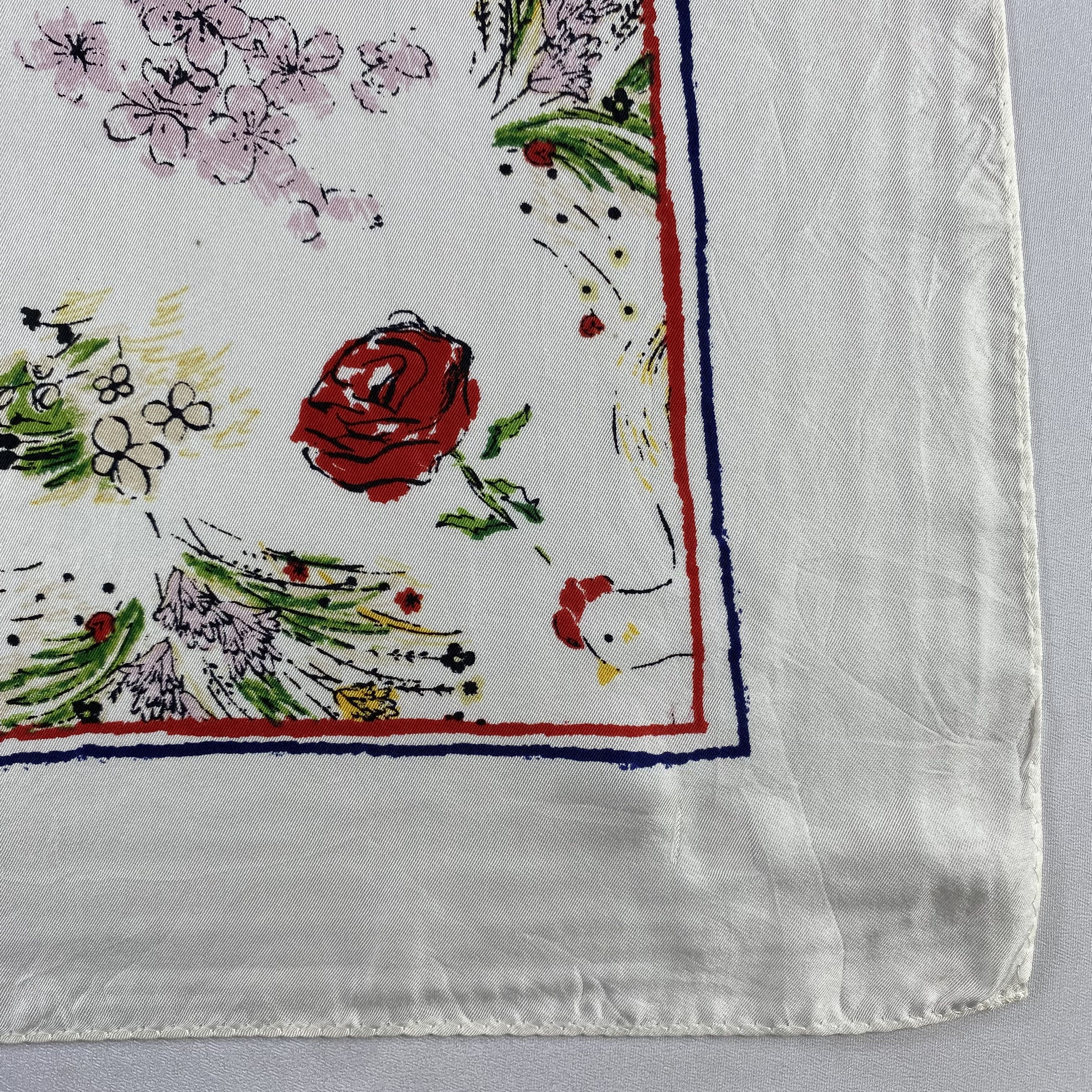 Uniqlo × Vintage Ines De La Fressange Handkerchief / Neckerchief-P1131 Size ONE SIZE - 3 Thumbnail