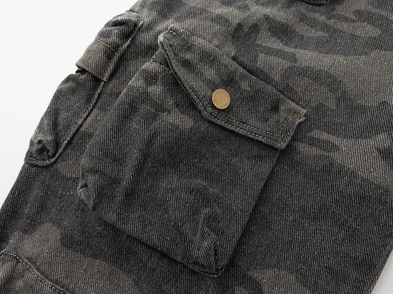 Vintage Baggy Pocket Artic Camo Punk Cargo Pants Size US 30 / EU 46 - 8 Thumbnail