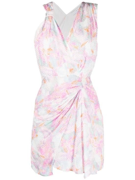 Iro IRO Women Short Skirts FREDJA WP33PIN11 Pink Size S / US 4 / IT 40 - 1 Thumbnail
