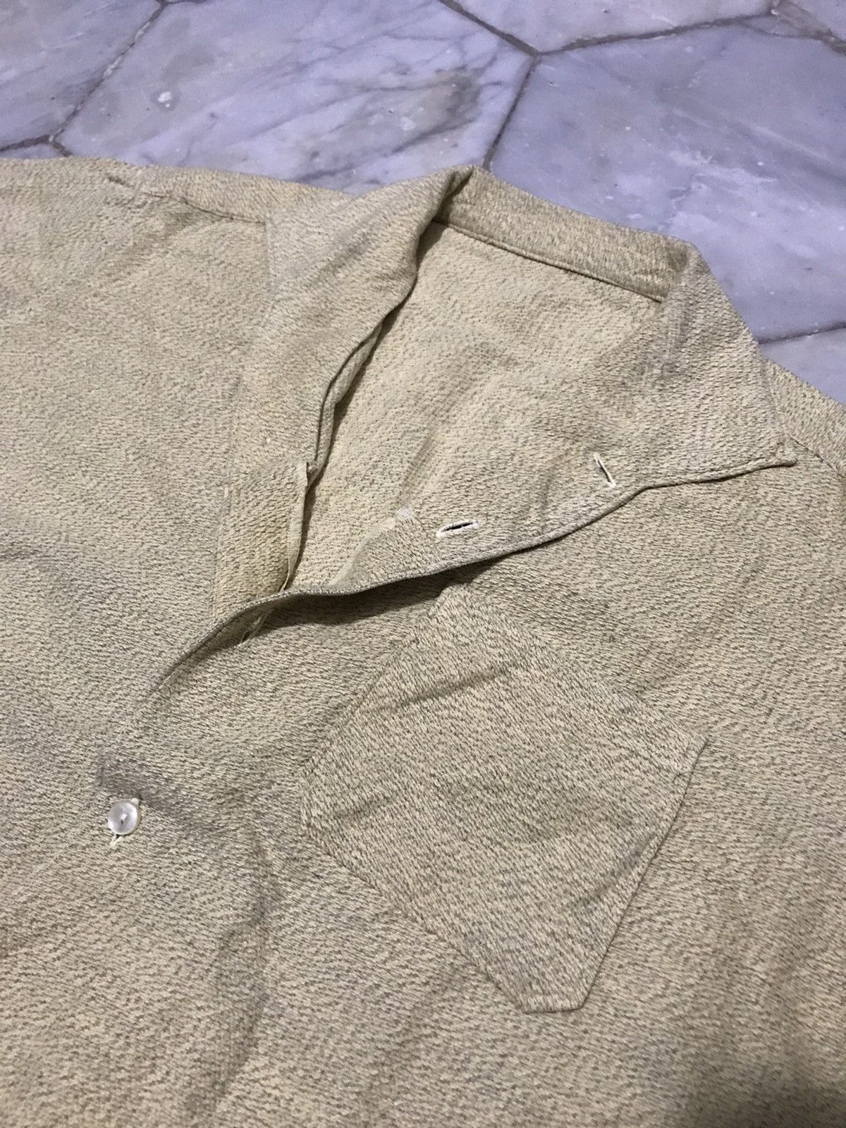 Handmade HANDMADE SELVEDGE CROPPED VINTAGE ONE PIECE CAMP COLLAR Size US S / EU 44-46 / 1 - 6 Thumbnail