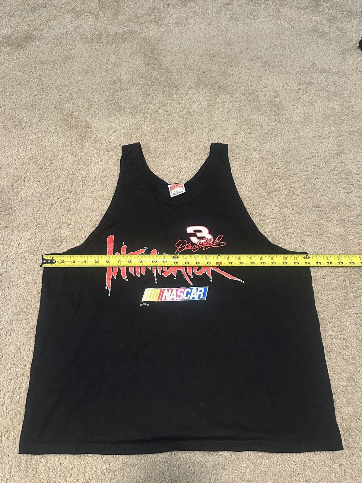Nutmeg V Nutmeg NASCAR Tank Top XL “Intimidator” Dale Earnhardt #3 Size US XL / EU 56 / 4 - 2 Thumbnail