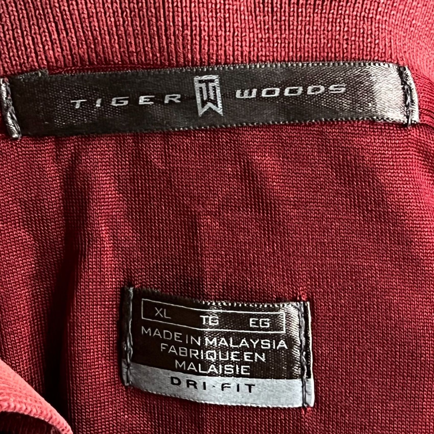 Nike VINTAGE Nike Tiger Woods Polo Shirt Mens XL Red 90s Golf Torrey Pines Tiger Woods Logo Size US XL / EU 56 / 4 - 4 Thumbnail