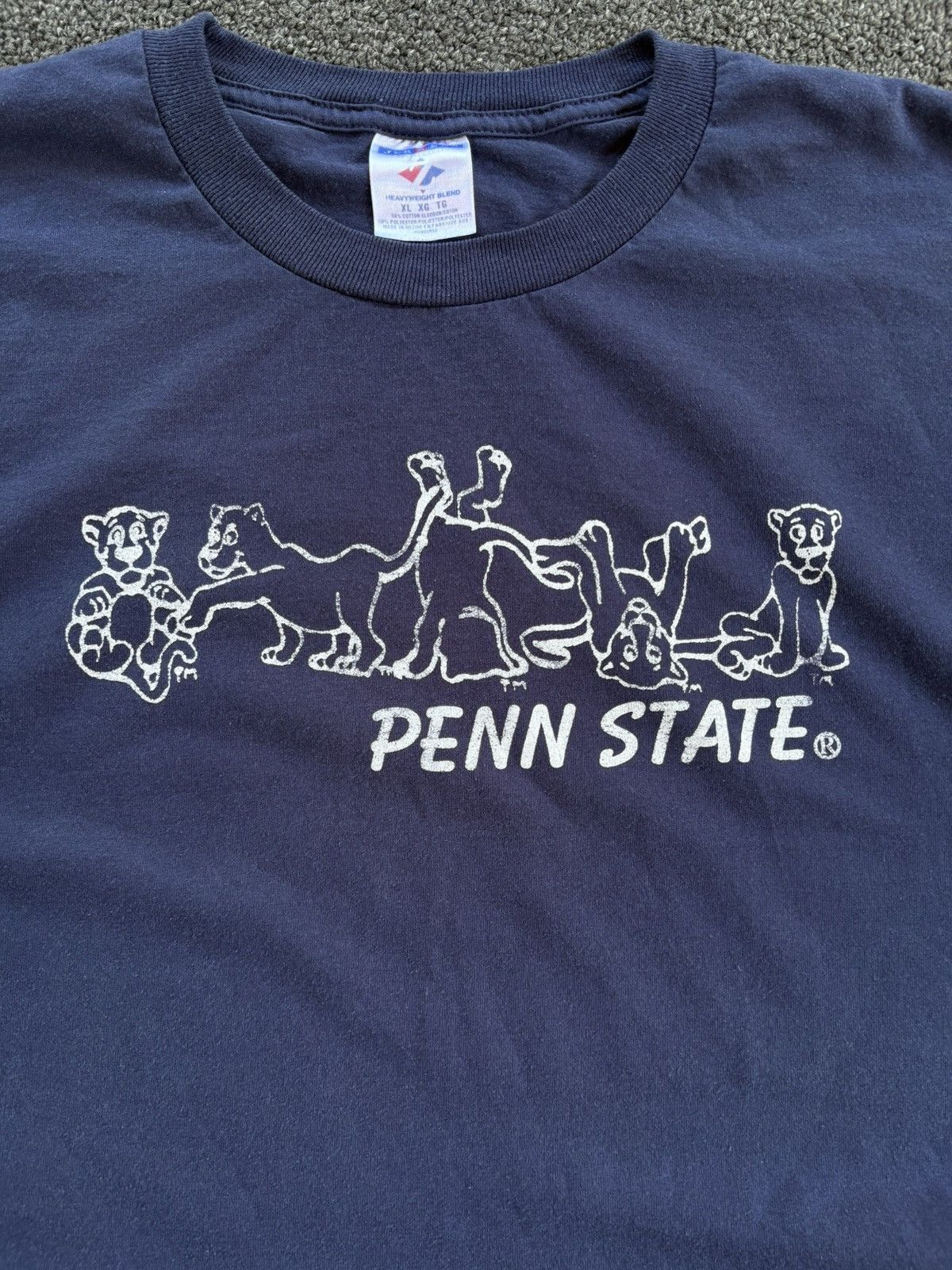 Jerzees Vintage Rare Penn State University nittany lions Tee Size US XL / EU 56 / 4 - 2 Thumbnail