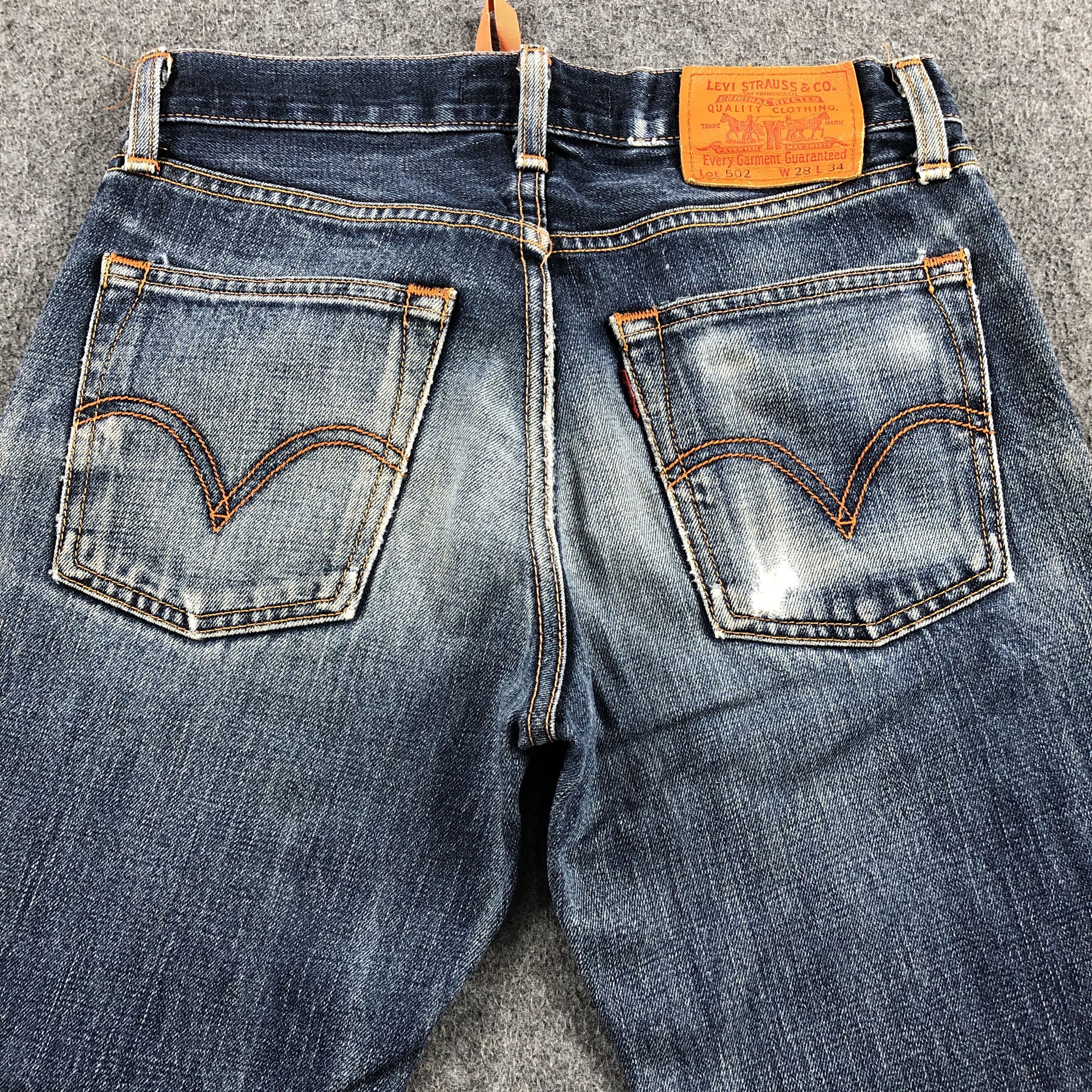 Levi's Vintage Blue Wash Levis 502 Jeans-J1861 Size US 29 - 4 Thumbnail