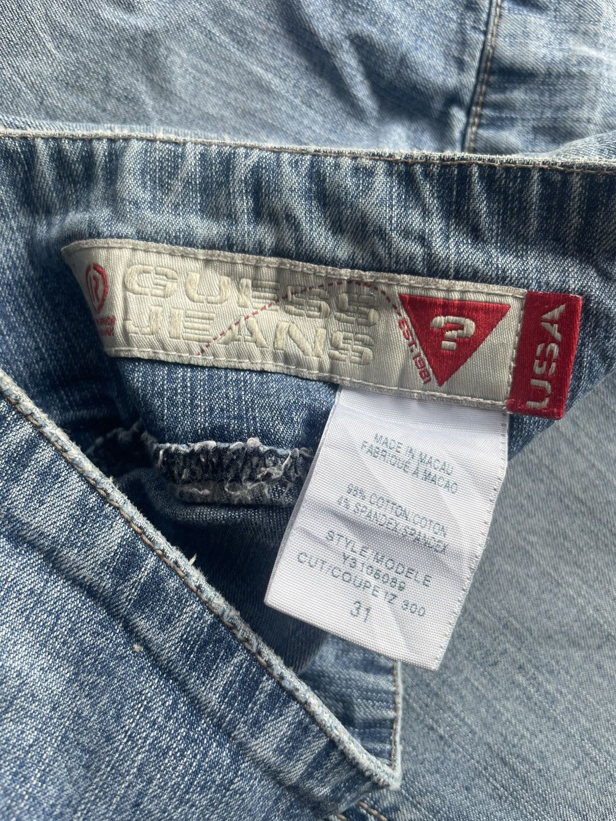 Guess Vintage Flare Guess Jeans Size 34" / US 12 / IT 48 - 15 Thumbnail