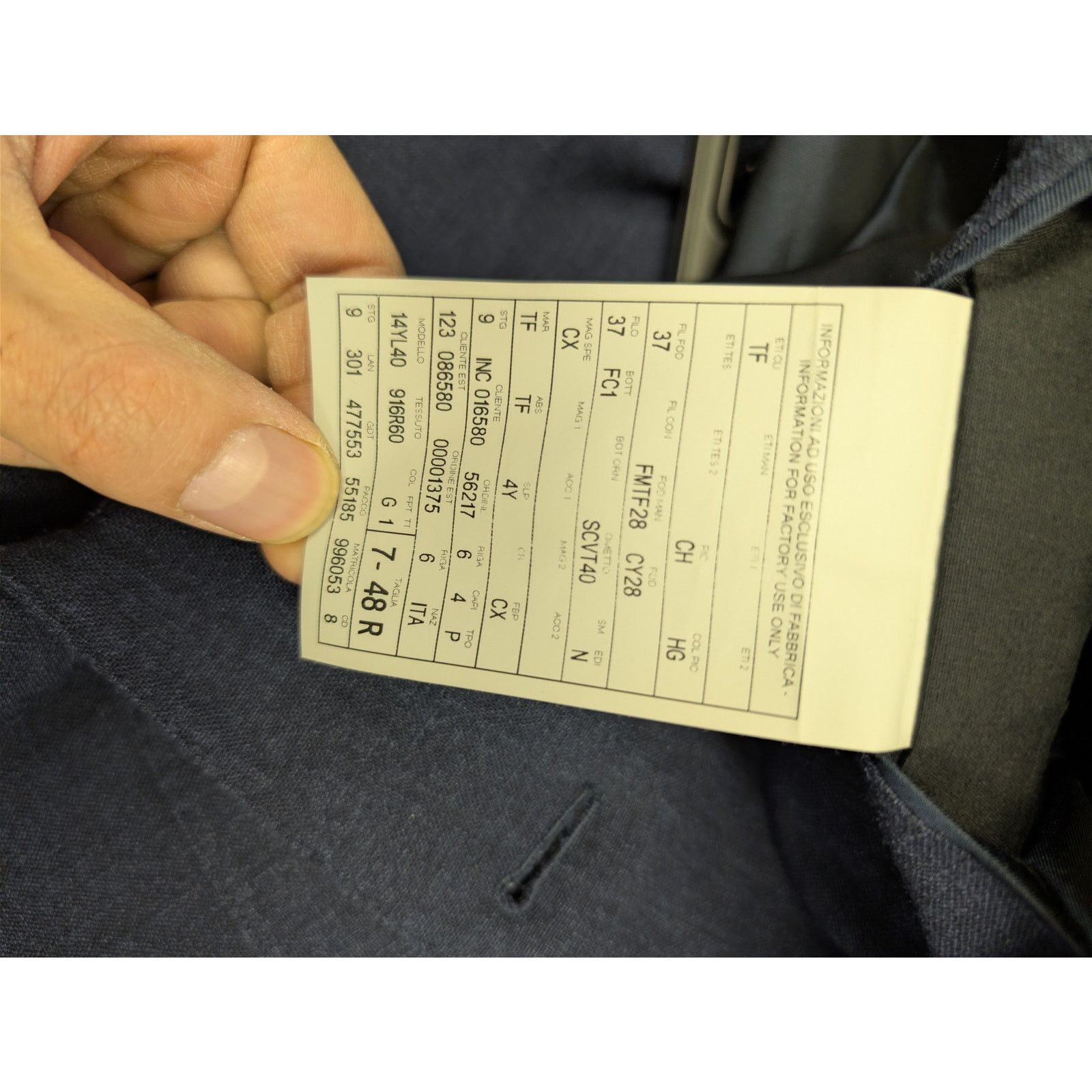 Tom Ford o1rshd1 CC20 Shelton Sharkskin Slim-Fit Wool Suit Jacket Size US M / EU 48-50 / 2 - 17 Thumbnail