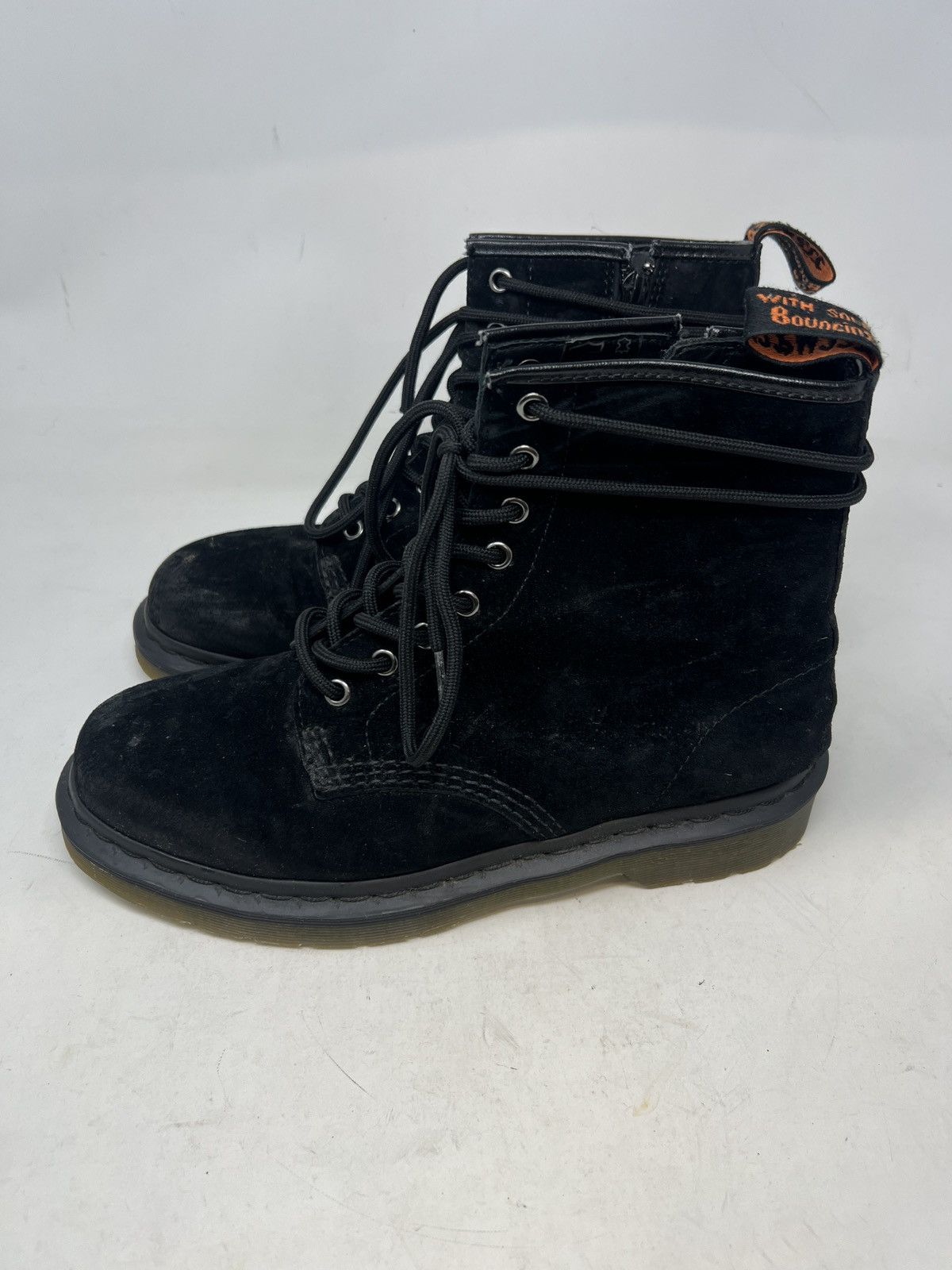 Dr. Martens Dr Doc Martens × BEAMS Suede 1460B 8-hole boots black 9 US Size US 9 / EU 42 - 4 Thumbnail