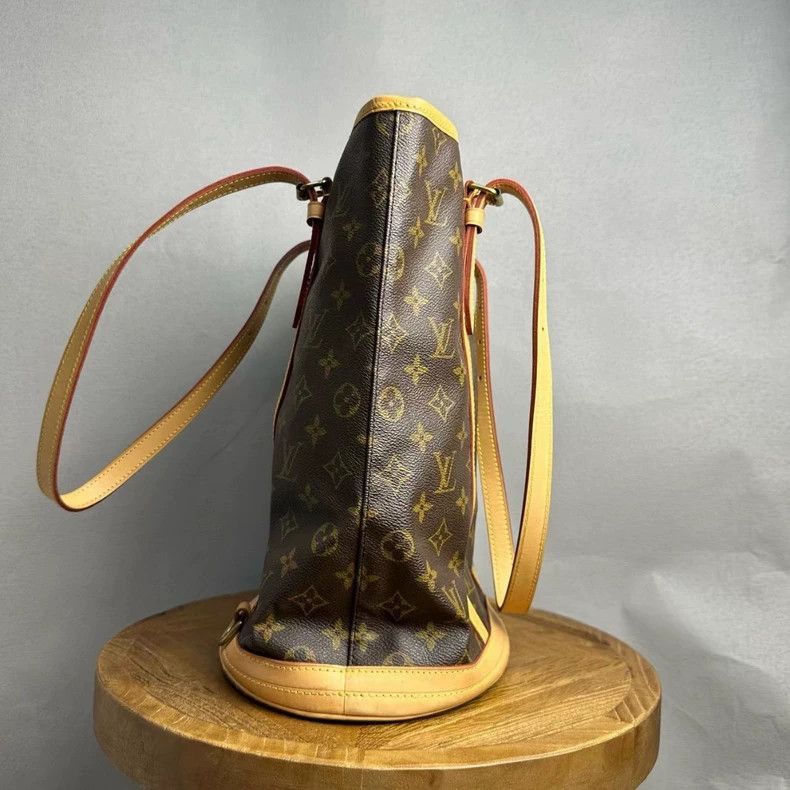 Louis Vuitton Louis Vuitton Monogram Bucket Bag Large -2505 Size ONE SIZE - 4 Thumbnail