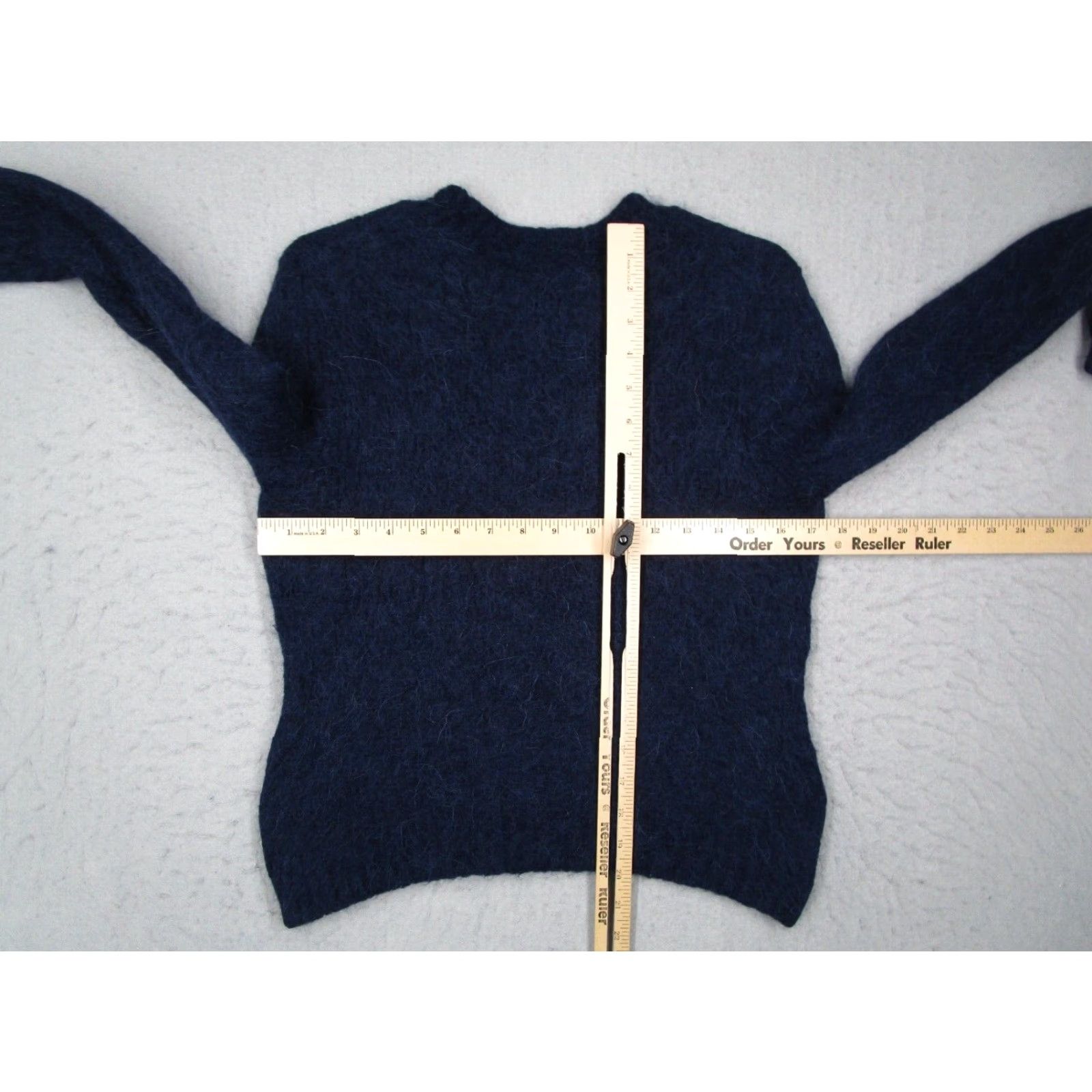 J.Crew J.CREW Point Sur Women's Blue Alpaca Merino Blend Crew Neck Pullover Sweater XS Size XS / US 0-2 / IT 36-38 - 7 Thumbnail