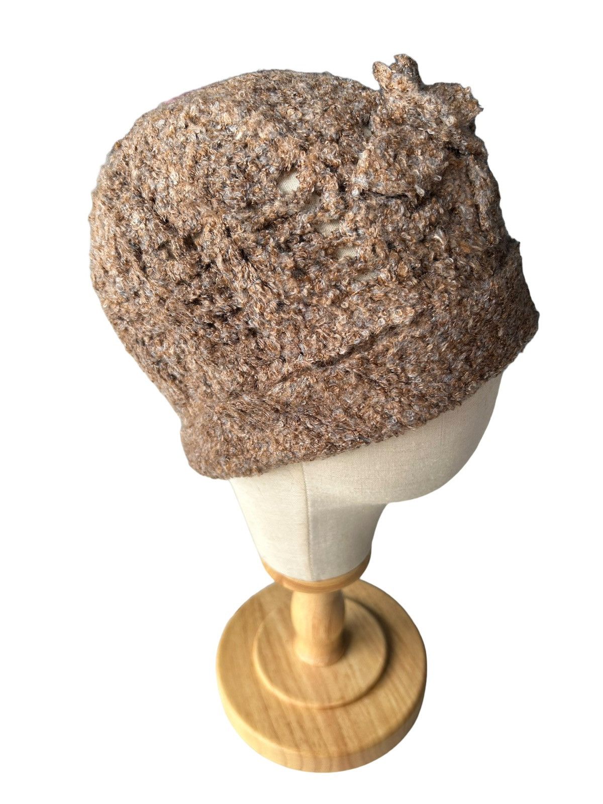 Japanese Brand Handmade Knitted Beanie Hats Size ONE SIZE - 4 Thumbnail
