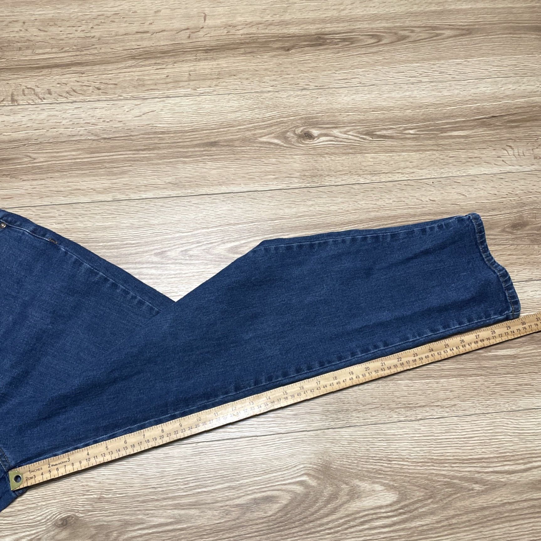 Faded Glory VINTAGE Faded Glory Women's Jeans 18W Blue Straight Stretch Classic Regular Size Size 40" / US 18 - 7 Thumbnail