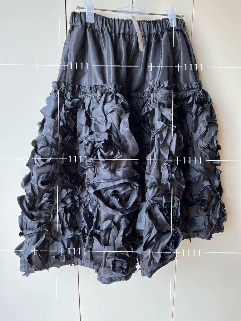Comme des Garcons Comme Des Garcons size S Polyester rose flower skirt Size 24" / US 00 / IT 34 - 4 Thumbnail