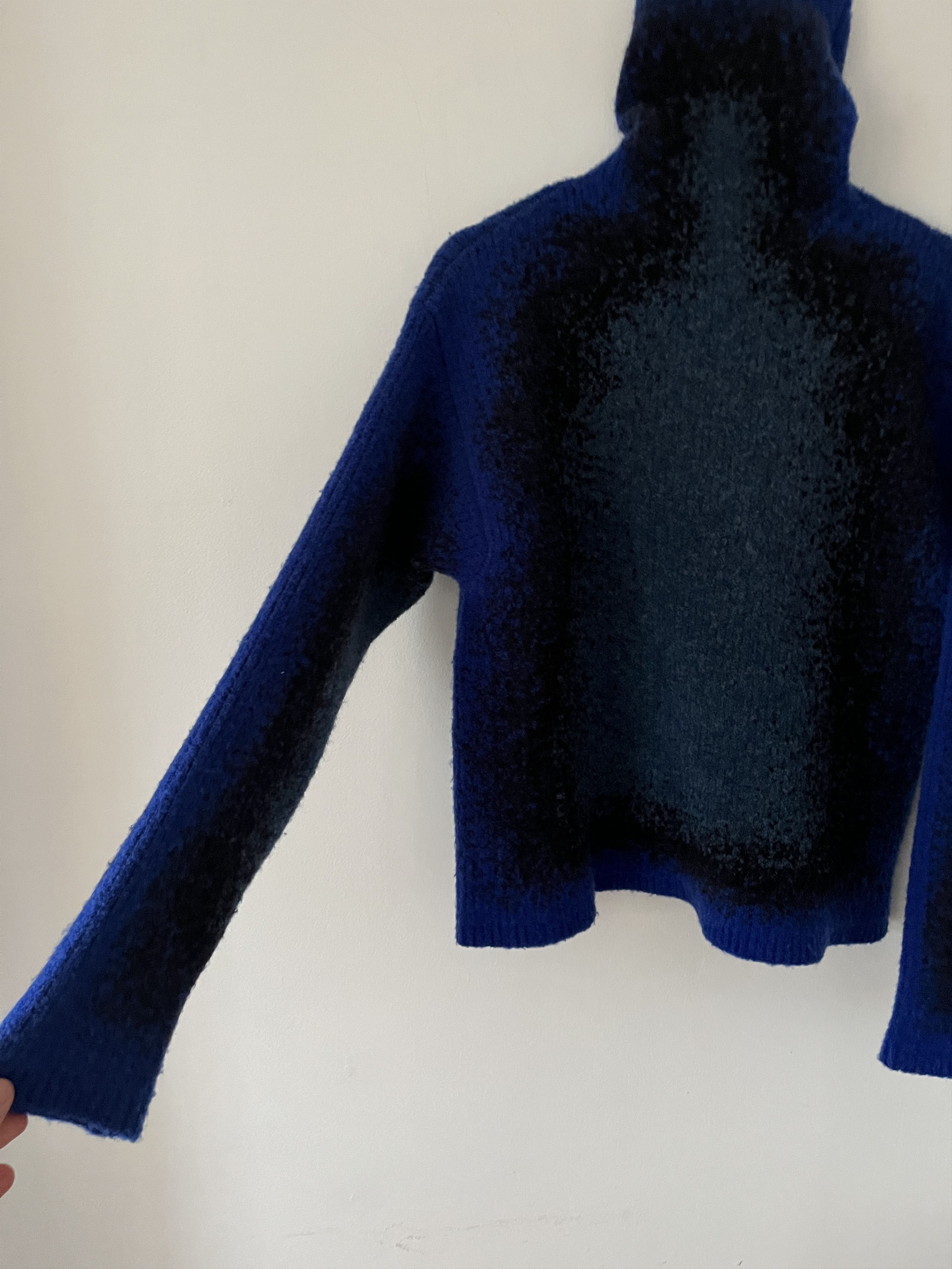 Y/Project Gradient Heavy Knit Turtleneck Blue Size US XS / EU 42 / 0 - 7 Thumbnail