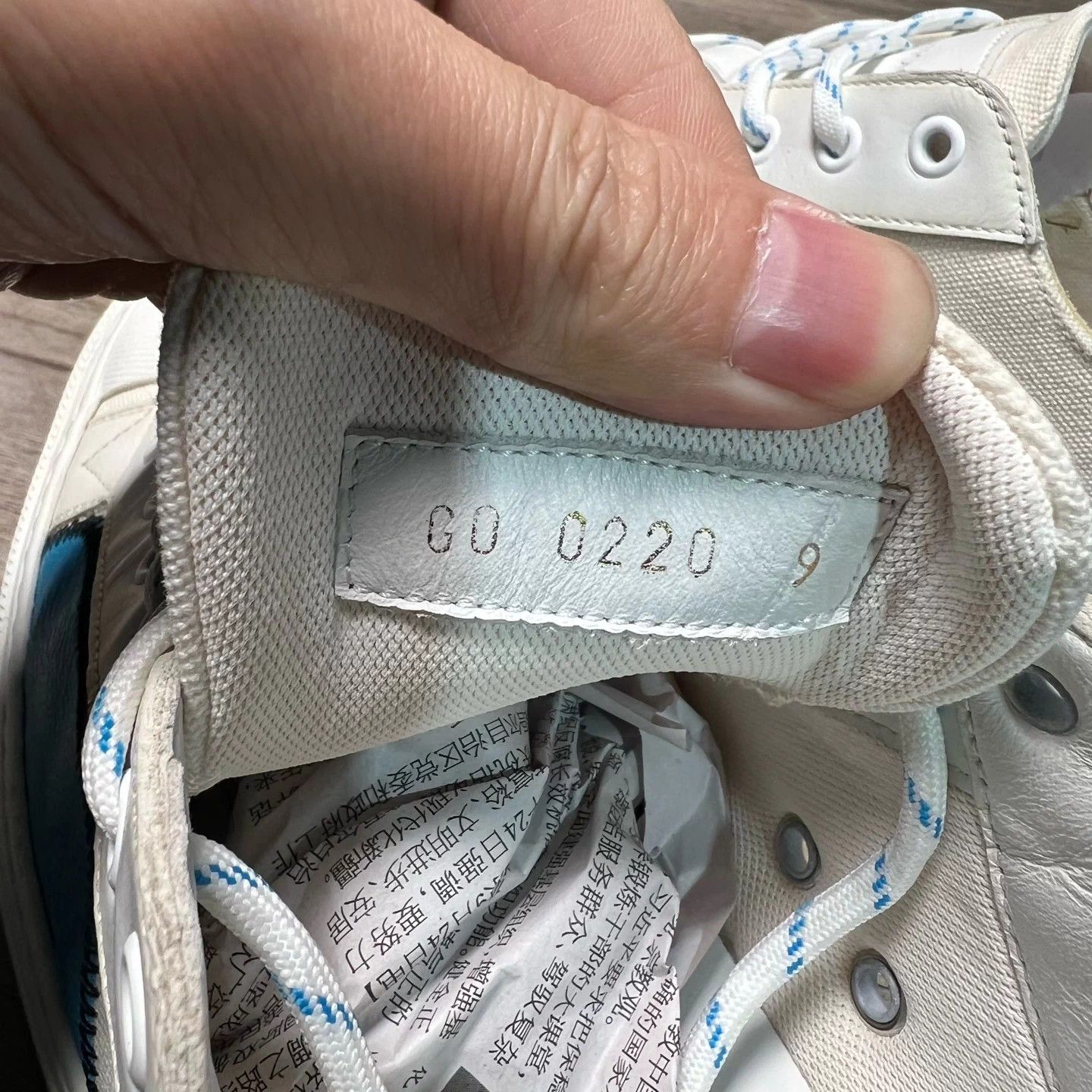 Louis Vuitton LV Tattoo White/Blue Low Top Casual Sneaker UK9 Size US 10 / EU 43 - 8 Thumbnail