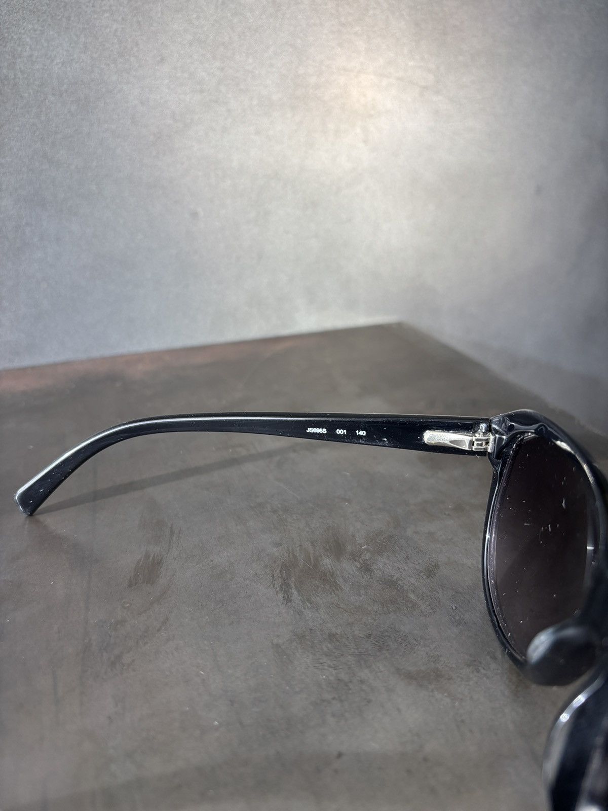 Jil Sander Sunglasses JS 695S Black Made in Italy 2000s VTG
