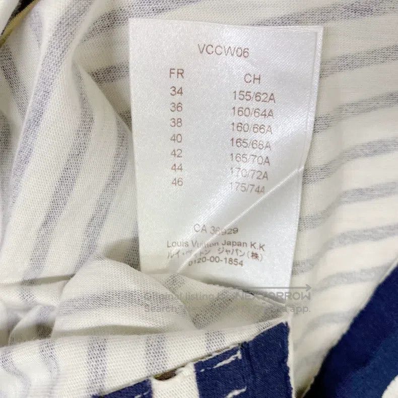 Louis Vuitton Louis Vuitton Striped T-shirt Size S / US 4 / IT 40 - 6 Thumbnail