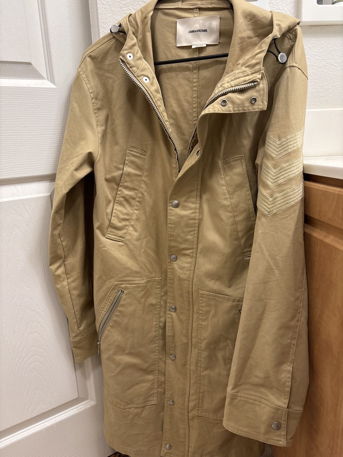 Zadig & Voltaire ZADIG & VOLTAIRE Tan Utility Field Jacket Size US M / EU 48-50 / 2 - 1 Thumbnail