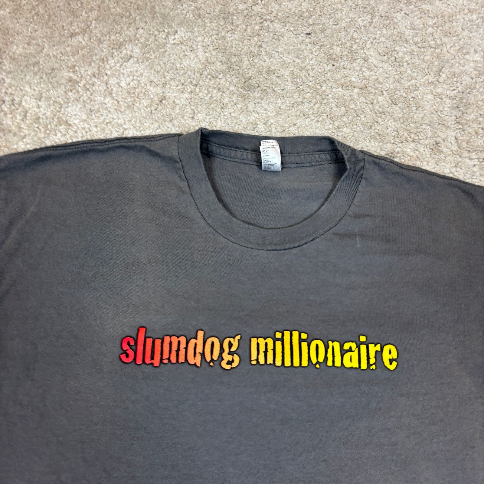 American Apparel × Vintage Slumdog Millionaire 2008 Movie Promo T Shirt Men's XL Size US XL / EU 56 / 4 - 2 Thumbnail