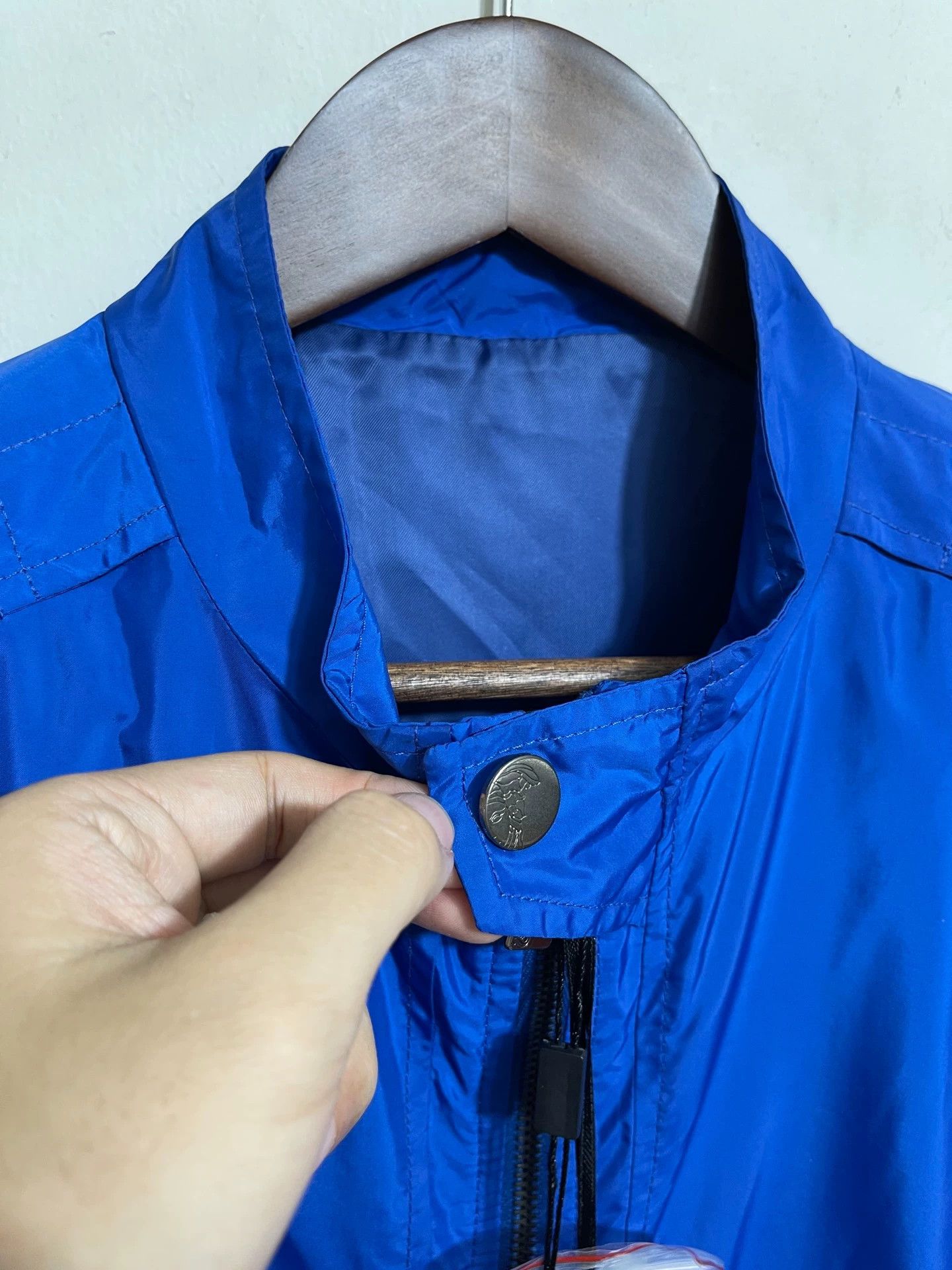 Versace Versace Slim Fit Royal Blue Lightweight Jacket 52 Size US L / EU 52-54 / 3 - 3 Thumbnail