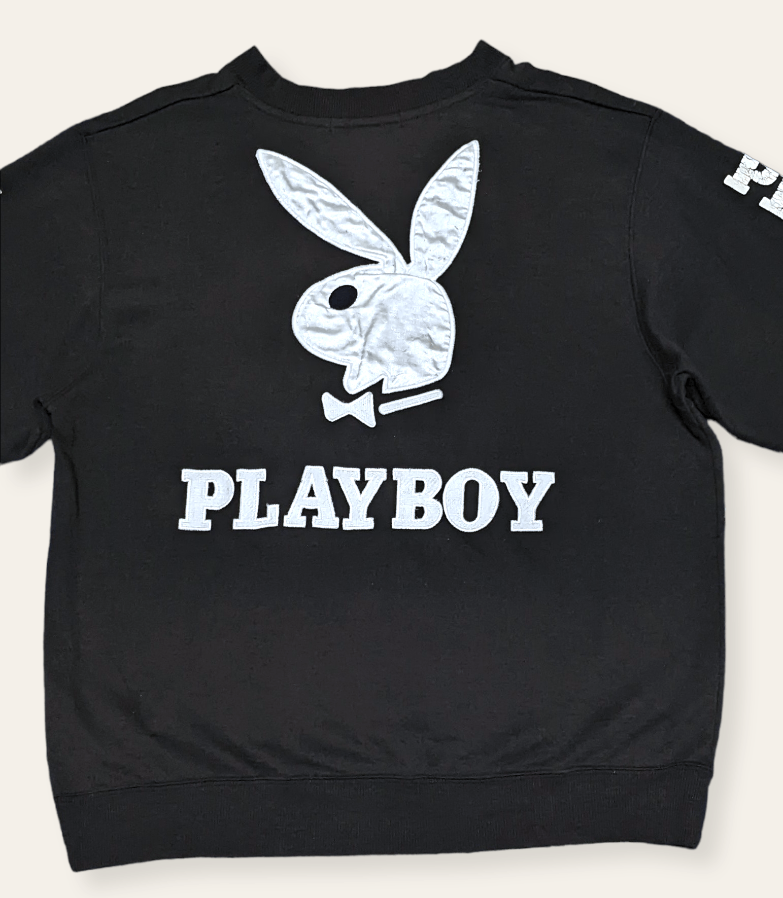 Playboy × Vintage Vintage 90s Playboy Spellout Big Logo Embroidered Sweatshirt Size US L / EU 52-54 / 3 - 4 Thumbnail