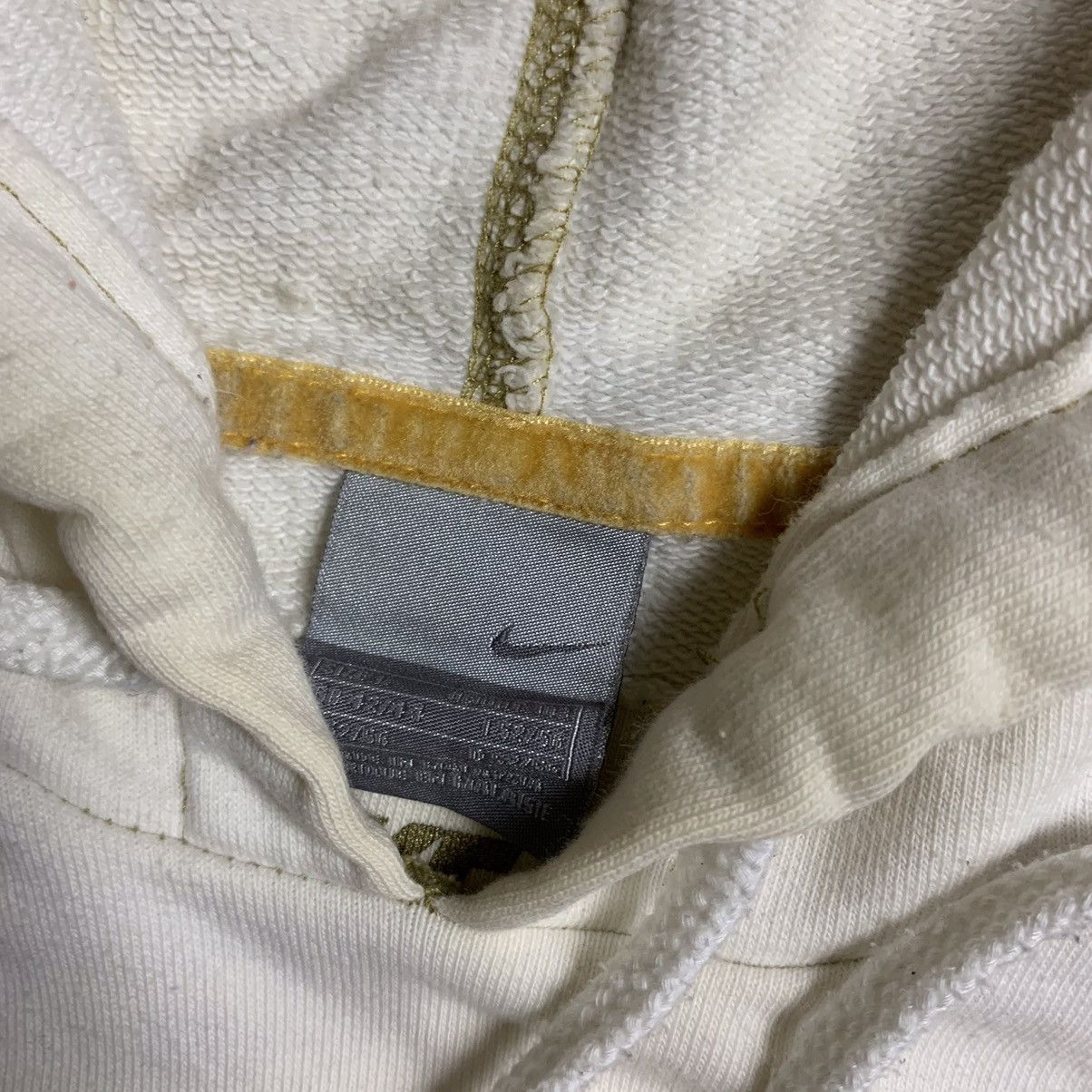 Vintage Vintage 90s Nike Gold Swoosh Hoodie Streetwear Y2K Boxy L Size US L / EU 52-54 / 3 - 7 Thumbnail