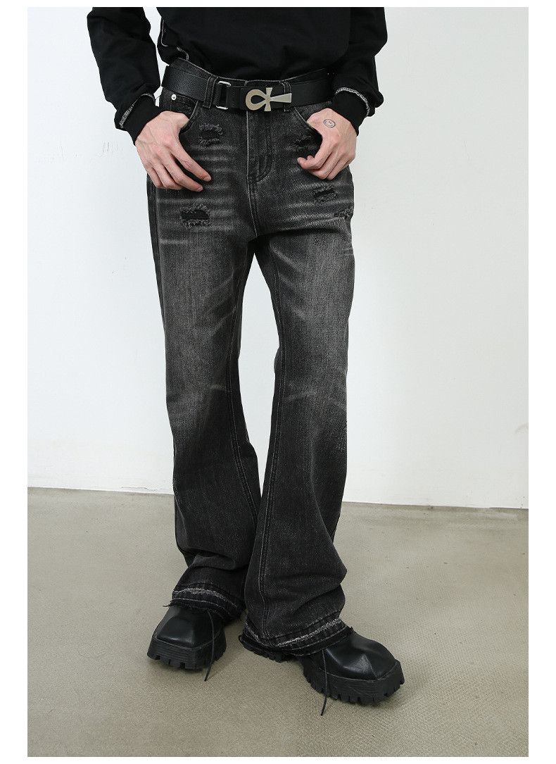 Japanese Brand American retro straight leg men's loose flared jeans Size US 32 / EU 48 - 1 Thumbnail