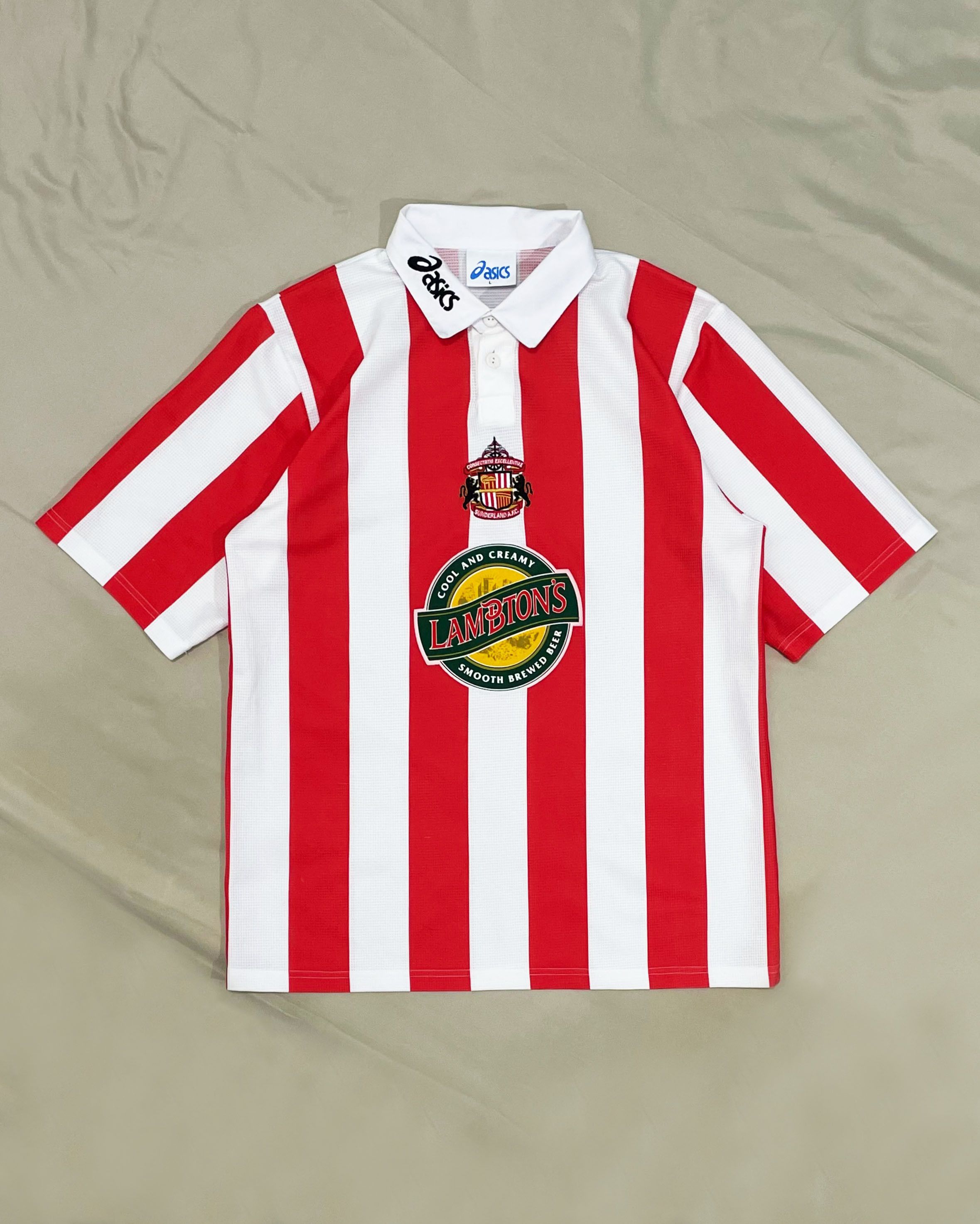 Asics Sunderland AFC Home Kit 1997 1998 1999 Size US L / EU 52-54 / 3 - 1 Thumbnail