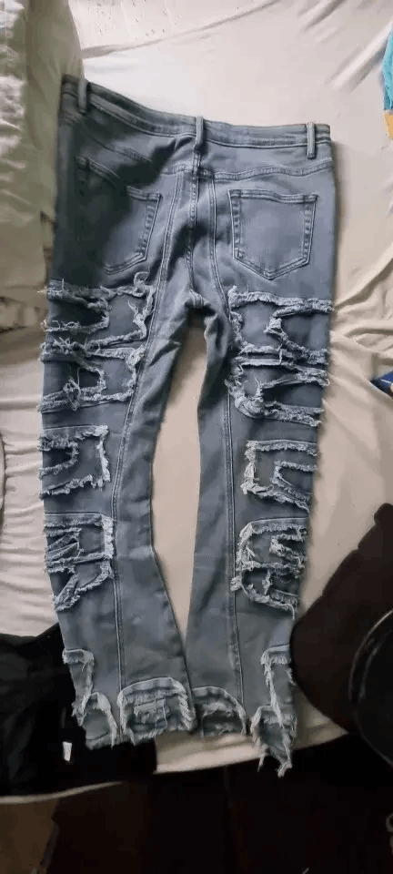 Japanese Brand × Jean Hip Hop Loose Denim Trousers Vibe Style Size US 30 / EU 46 - 3 Thumbnail