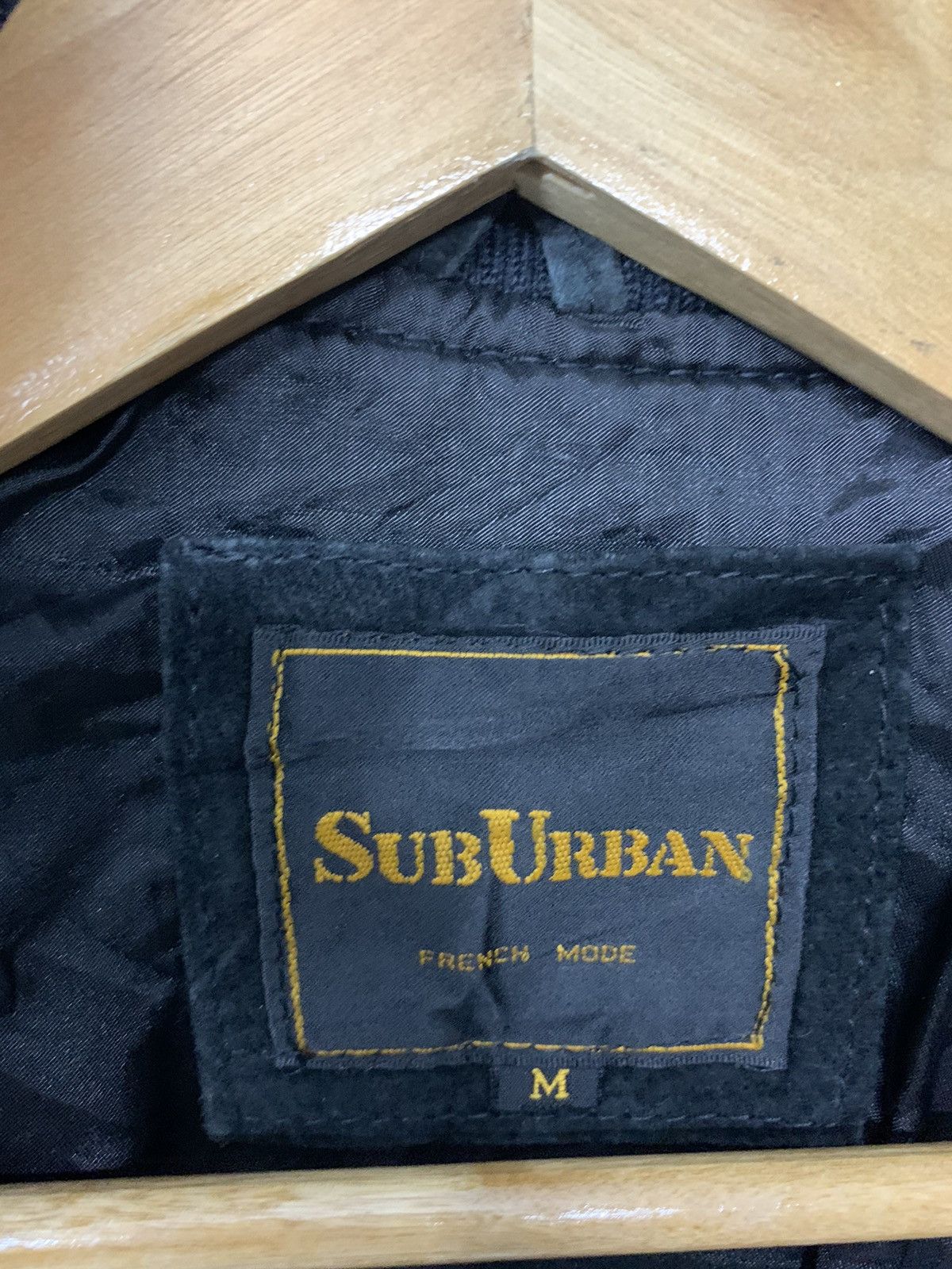 Leather Vintage 90's Suburban French Mode PigSkin Leather Jacket Size US M / EU 48-50 / 2 - 6 Thumbnail