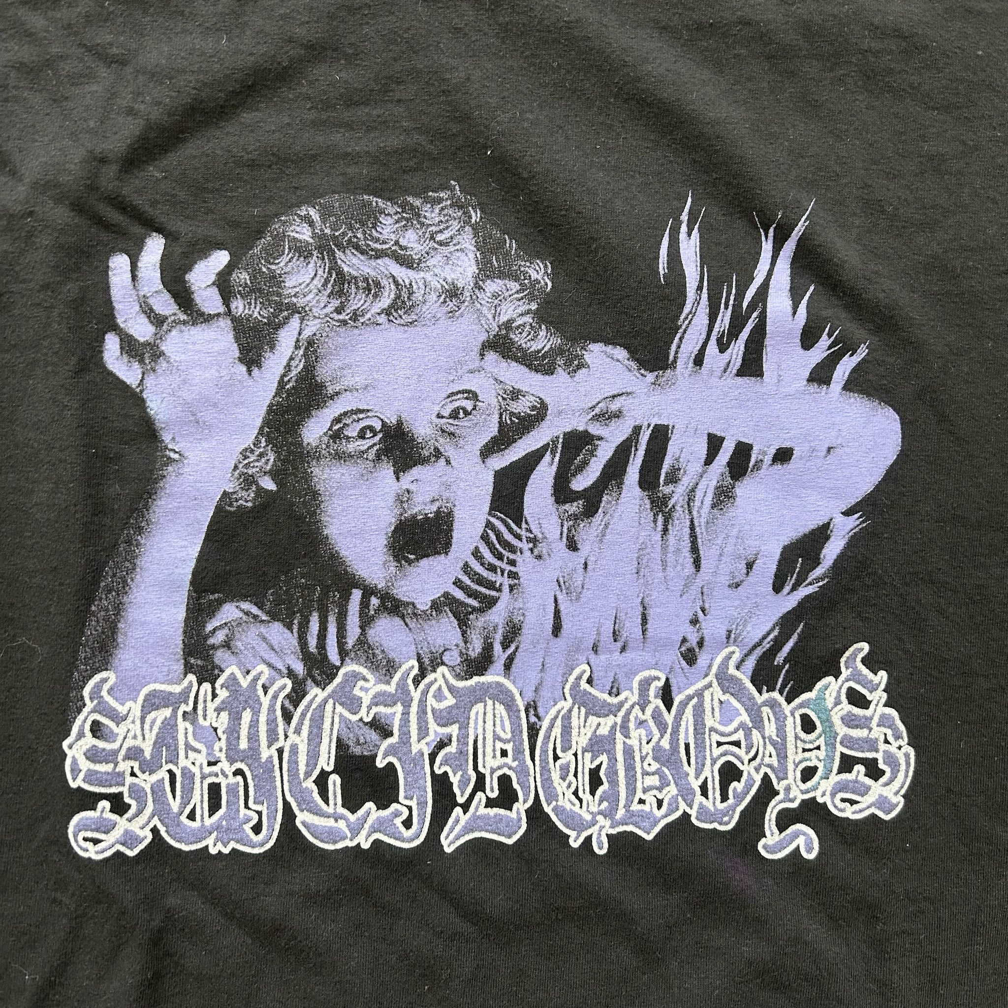 Fuck The Population × G59 Records G59 Suicideboys INFLUENCED BY SUICIDE LONG SLEEVE TSHIRT XL Size US XL / EU 56 / 4 - 2 Thumbnail
