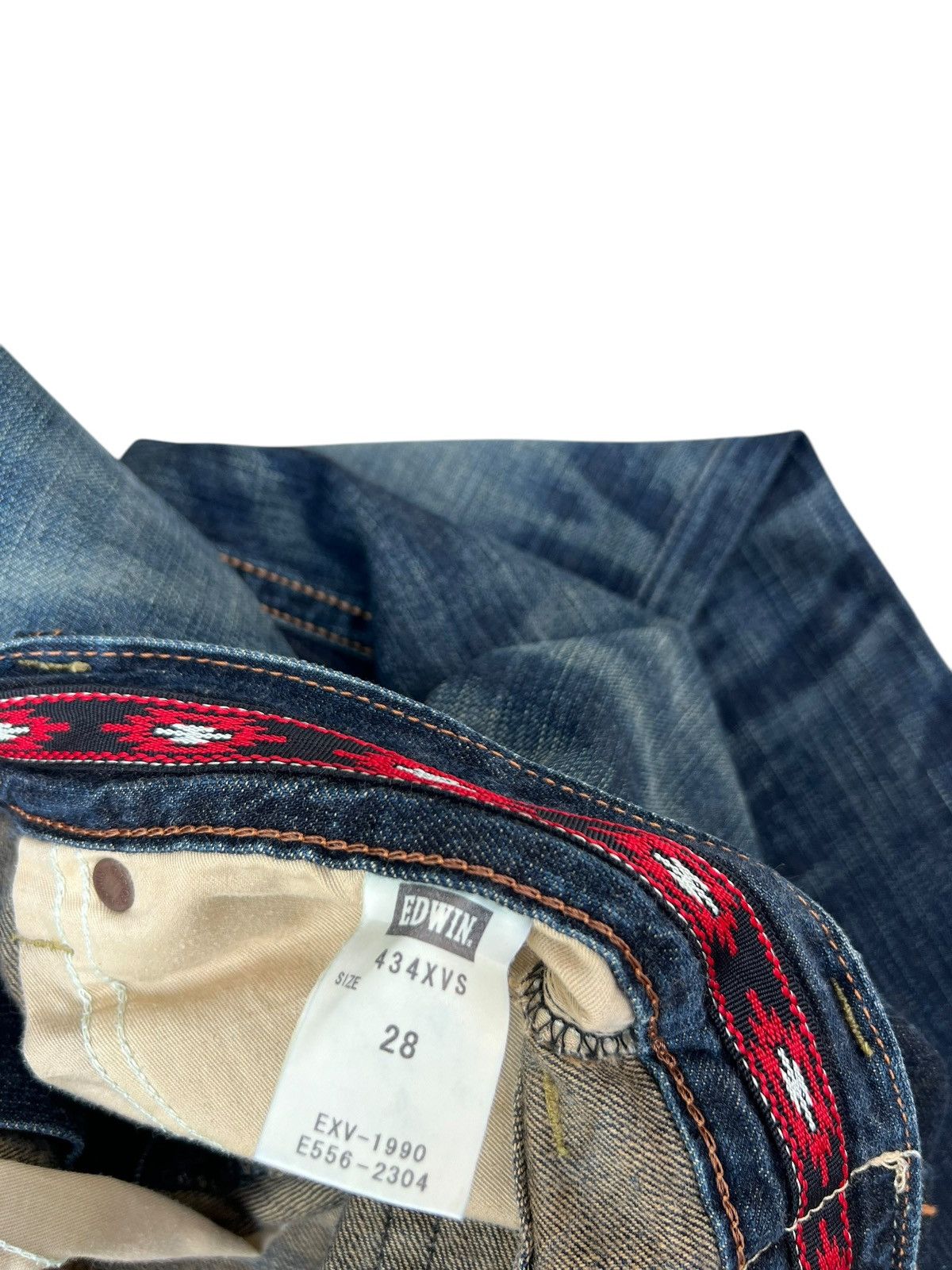Edwin Y2K Edwin 434XVS Exclusive Vintage Claw Mark Denim Jeans Size US 29 - 20 Thumbnail