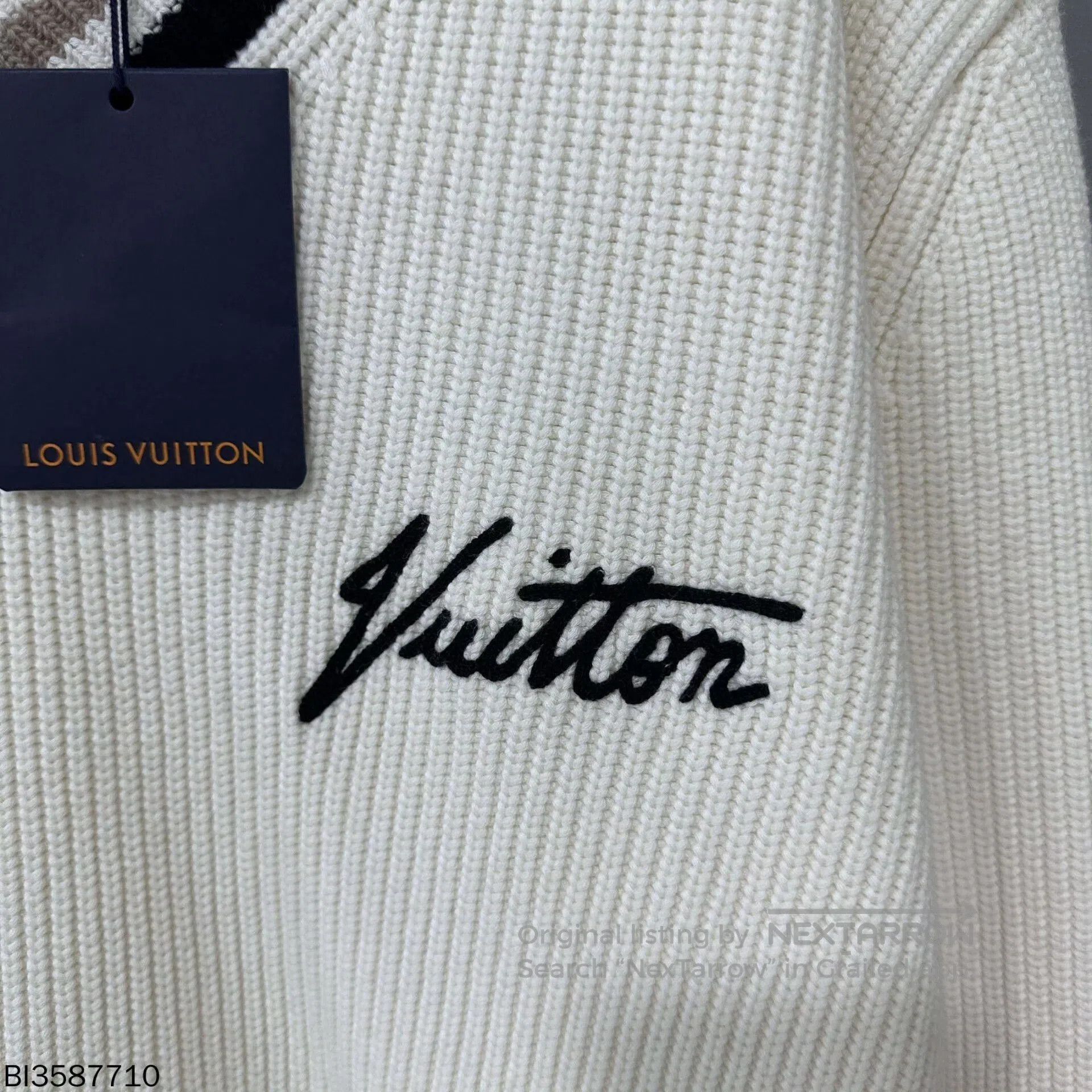 Louis Vuitton louis vuitton logo knitted sweater. Size US M / EU 48-50 / 2 - 6 Thumbnail
