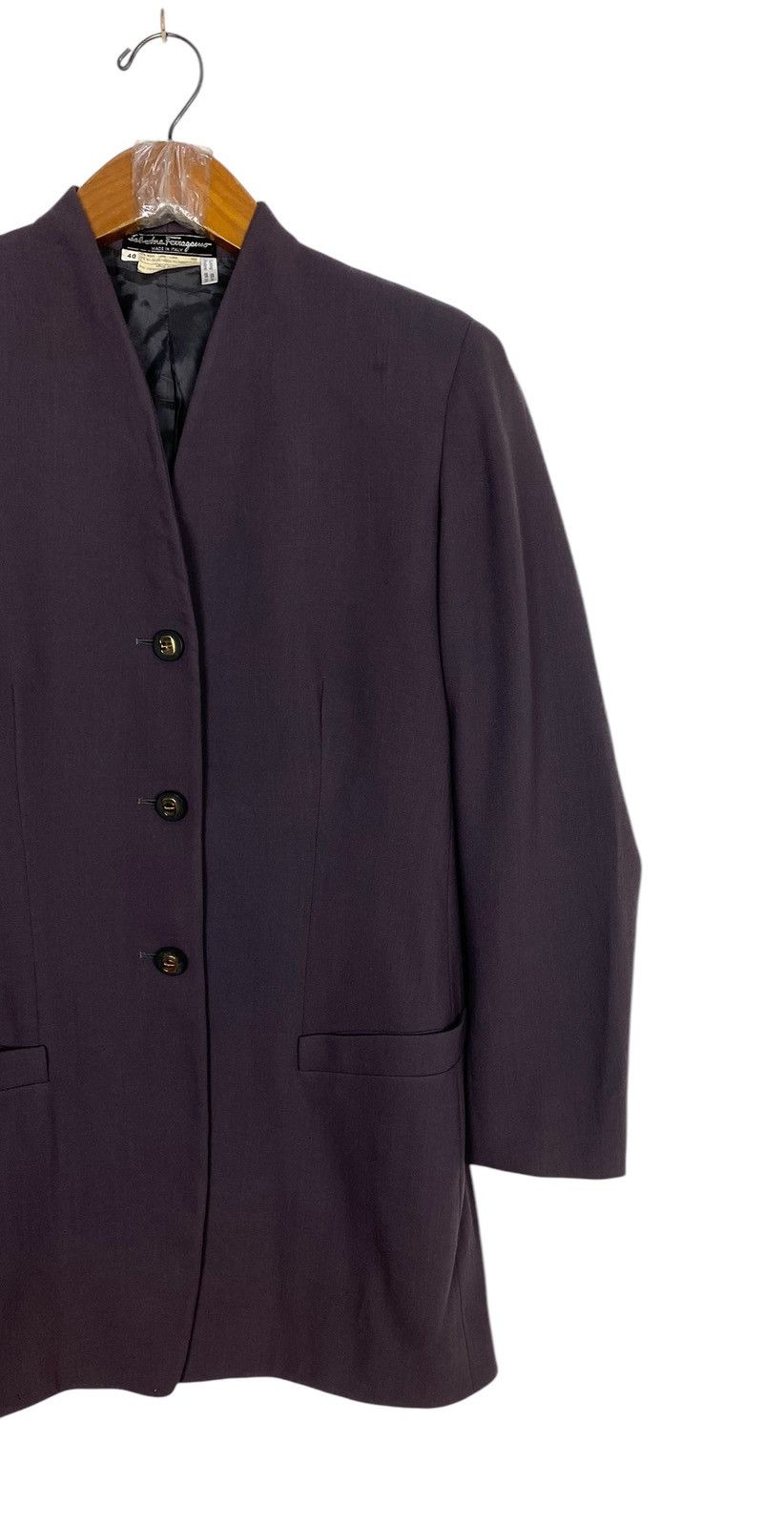 Salvatore Ferragamo Rare‼️ Vintage Salvatore Ferragamo Coat Made in Italy Size M / US 6-8 / IT 42-44 - 3 Thumbnail