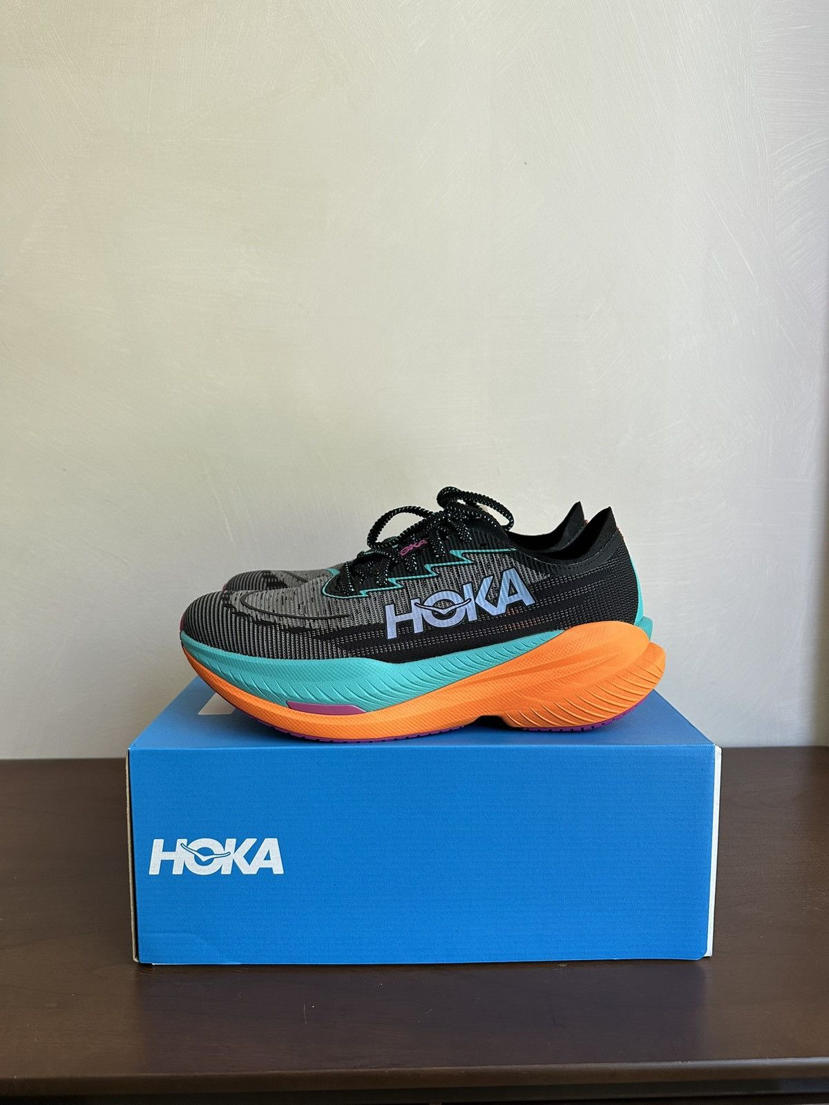 Hoka Mach X2 Men's Running Shoes in Black (Size 9.5)