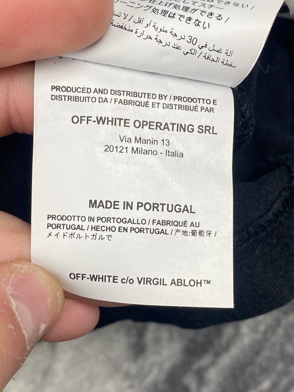 Off-White Off White Diagonal Gradient Long Sleeve Big Logo Men Size US L / EU 52-54 / 3 - 12 Thumbnail