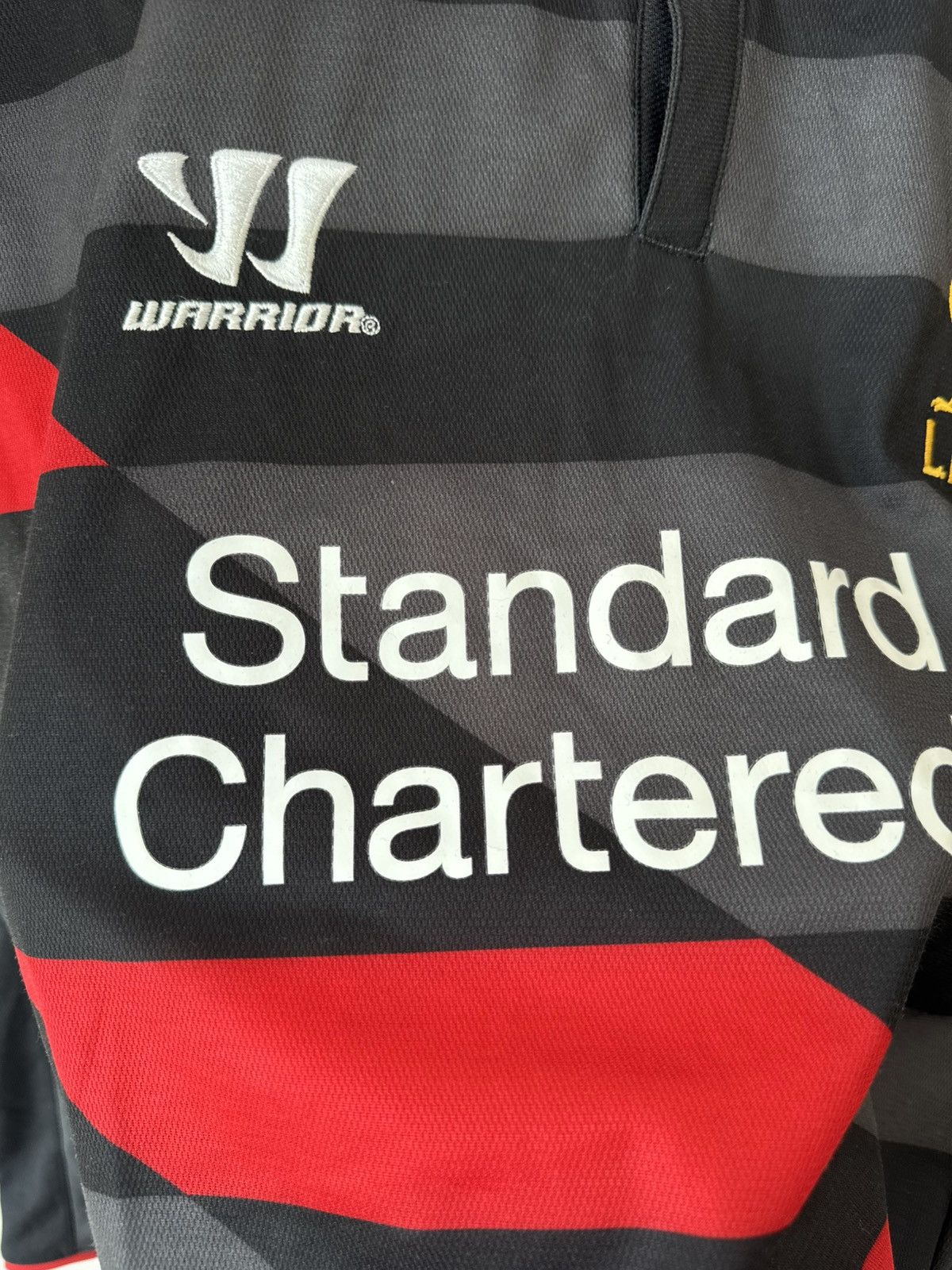 Warrior Liverpool 2014-2015 Third Soccer Longsleeve Jersey Shirt Kit Size US L / EU 52-54 / 3 - 8 Thumbnail