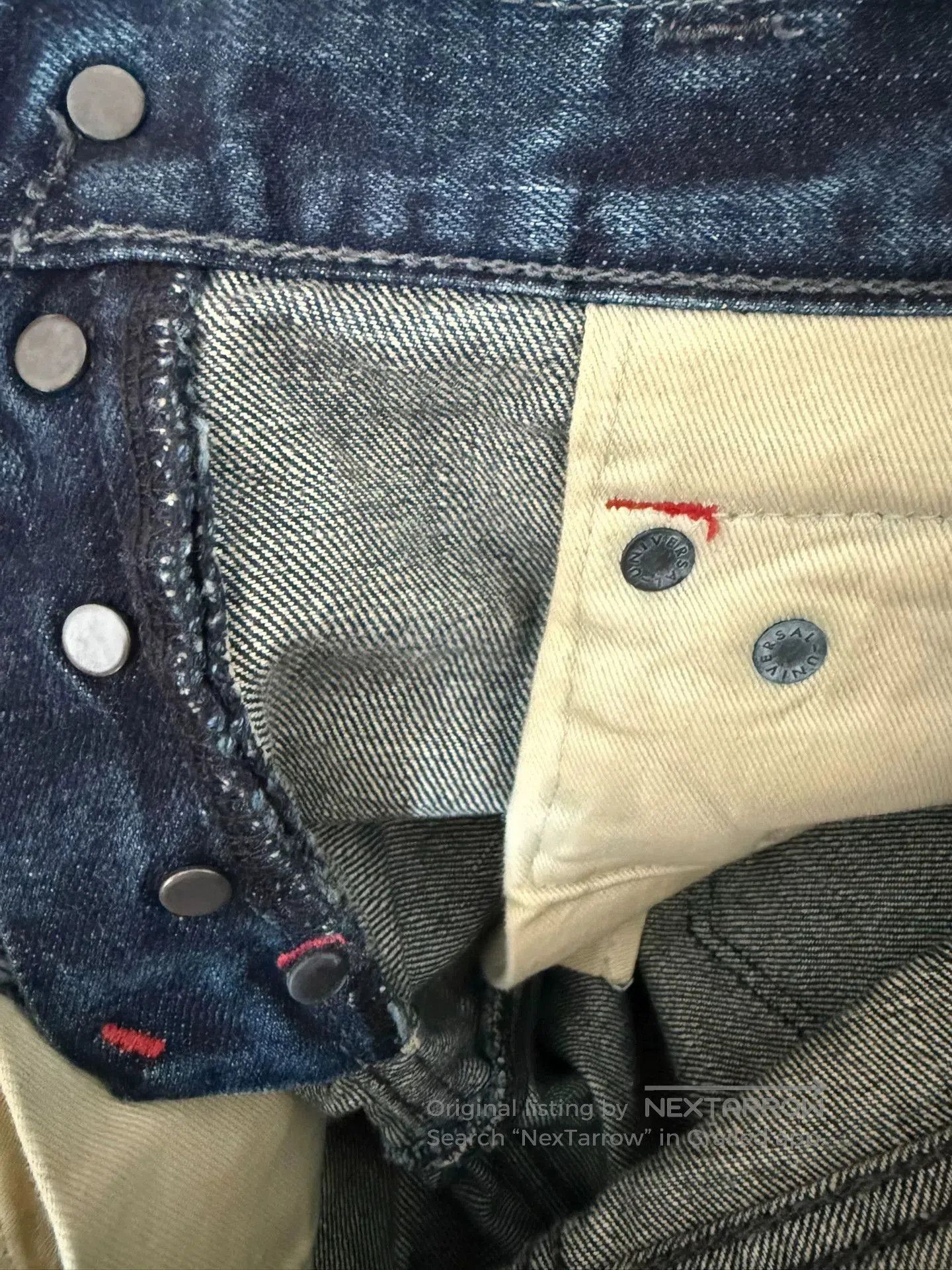 Vintage W32 Skull Jeans x Deeta Collaboration. Size US 32 / EU 48 - 4 Thumbnail