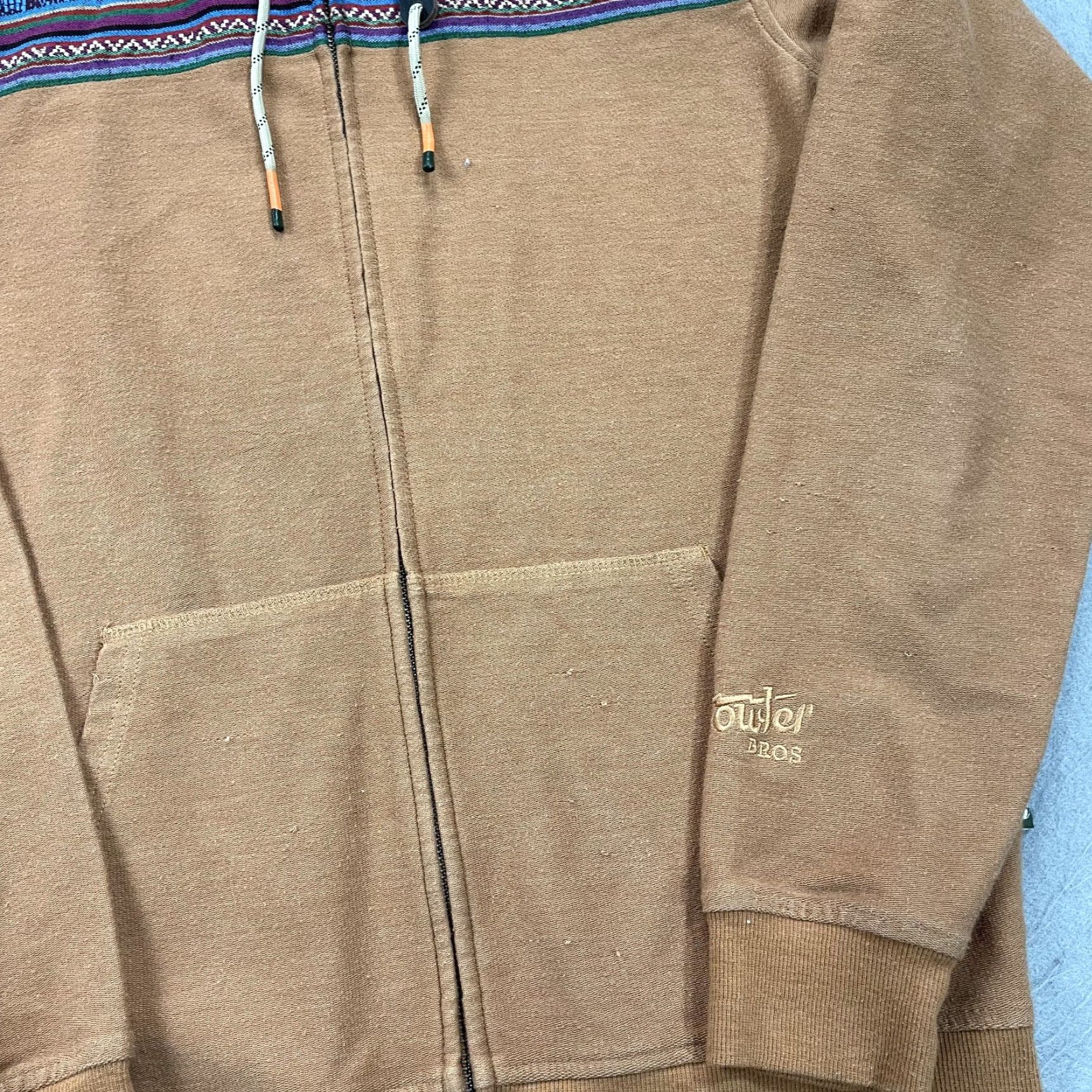 Howler Brothers Howler Brothers Hoodie Mens Small Orange Shaman Yoke Zip Sweatshirt Aztec Hiking Size US S / EU 44-46 / 1 - 4 Thumbnail