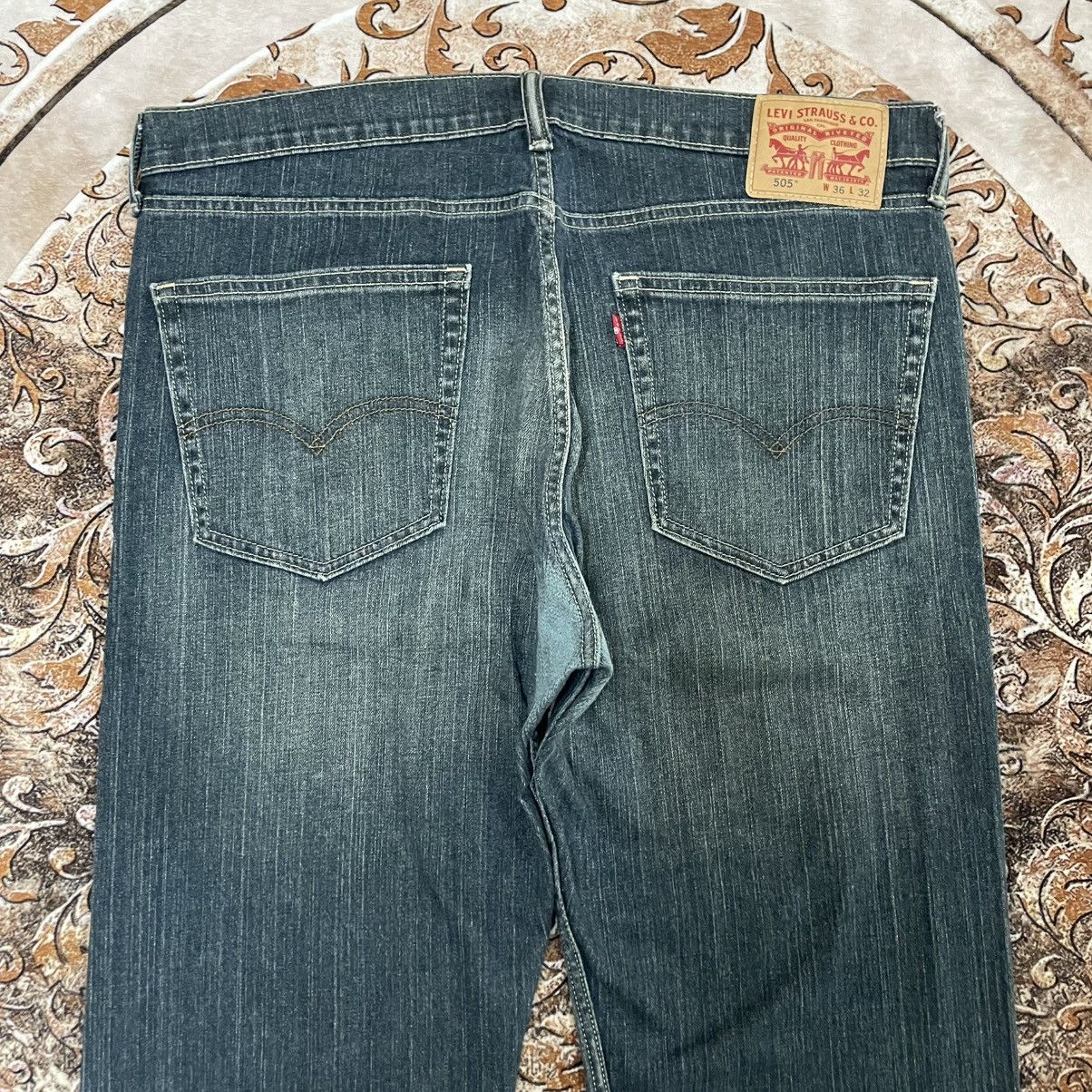 Levi's Vintage Clothing 🔥Vintage Levis 505 Stoned Washed Distress Denim Jeans Size US 37 - 5 Thumbnail