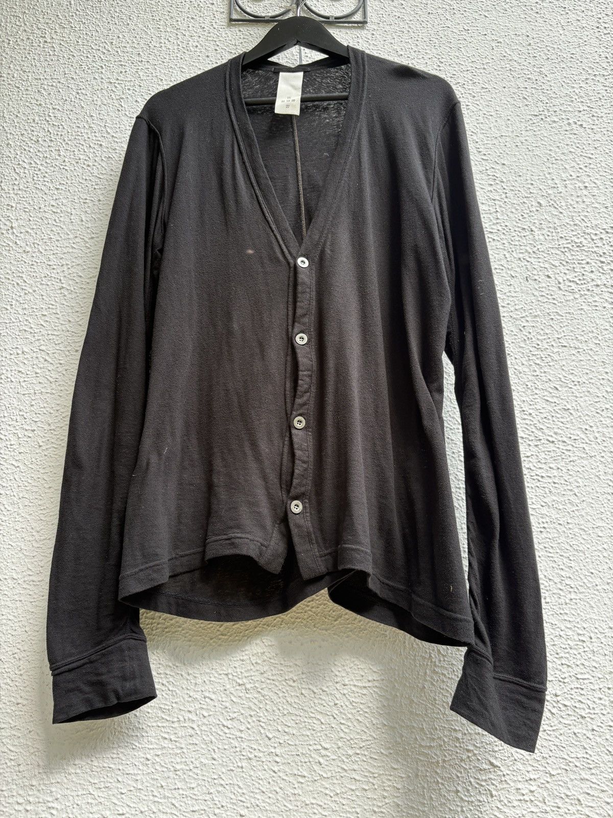 The Viridi-anne The Viridi-anne Black Snap Button Cashmere Cardigan Size US XL / EU 56 / 4 - 5 Thumbnail