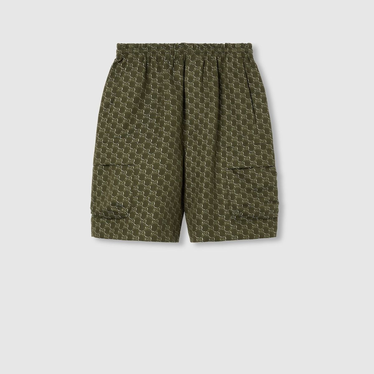 Gucci o1loc1c1125 804980 Cotton Jacquard Short With GG Shadow Size US 30 / EU 46 - 1 Thumbnail