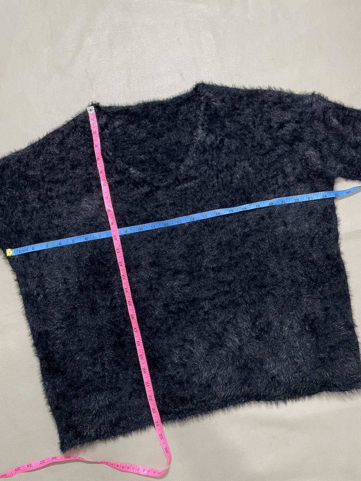Japanese Brand 2000s Fuzzy Mohair Sweater Grunge style Size US XXL / EU 58 / 5 - 8 Thumbnail