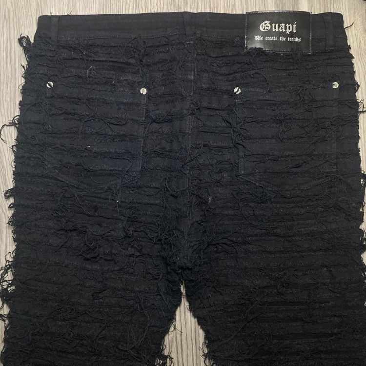 Other Guapi Jeans Men’s 36x37 Slim Stacked Distress High Rise Size US 36 / EU 52 - 4 Thumbnail