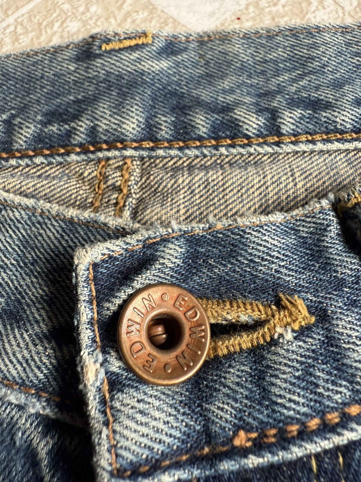 Edwin 90’s EDWIN 505 RARE POCKET LOGO JAPANESE RETRO VINTAGE PANTS Size US 32 / EU 48 - 11 Thumbnail