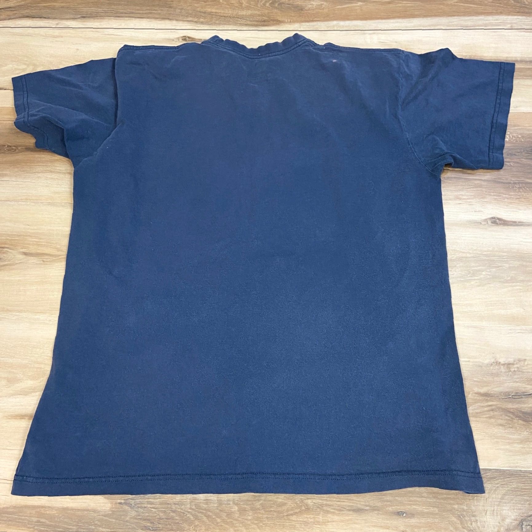 Nike Nike Shirt Mens L Navy Blue Tee Embroidered Swoosh Athletic Dept Size US L / EU 52-54 / 3 - 8 Thumbnail