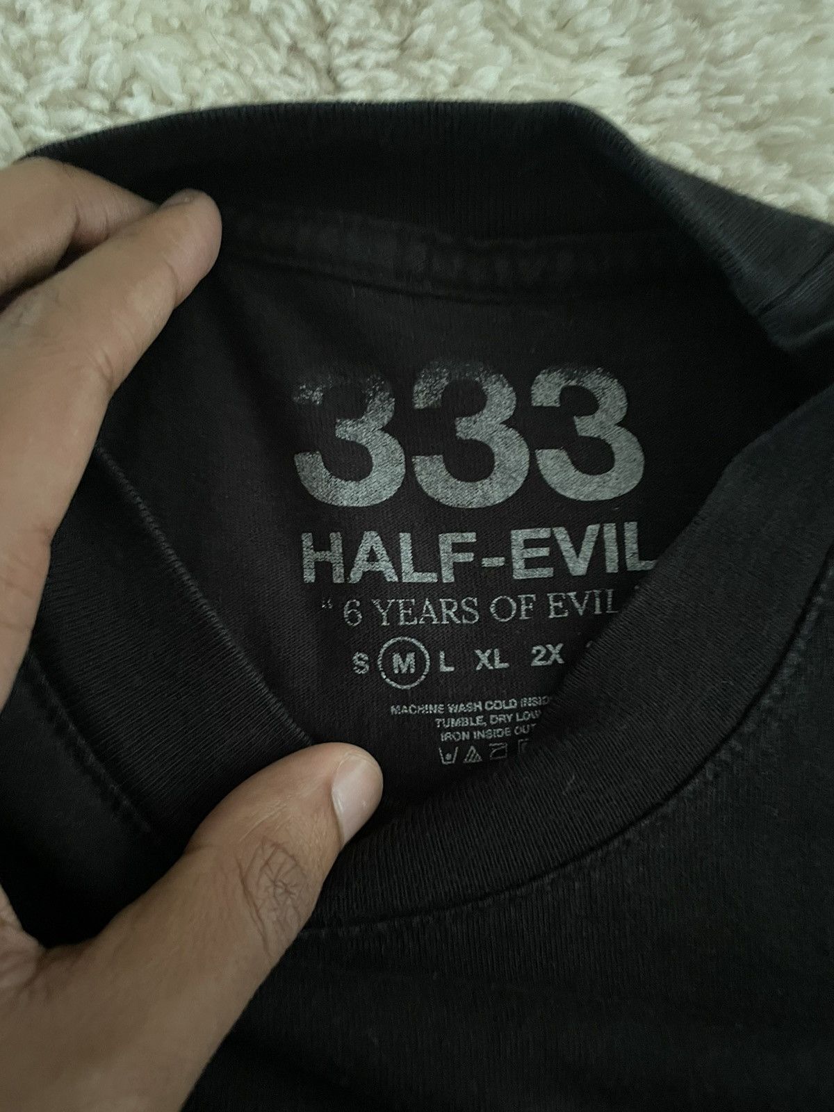 Half Evil Half Evil “ANGRY KID” Tee Size US M / EU 48-50 / 2 - 3 Thumbnail