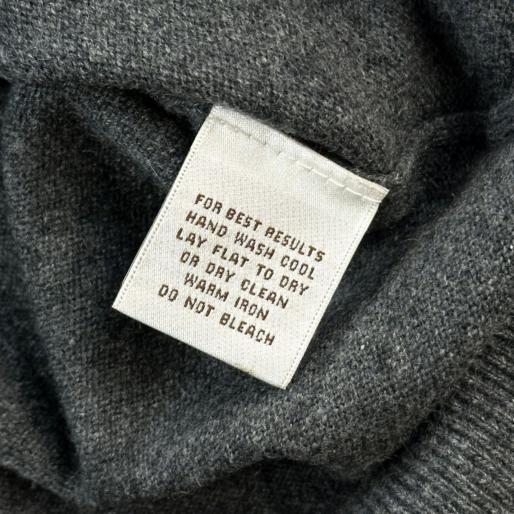 Peter Millar Peter Millar Sweater Mens XL Gray Cashmere 1/4 Zip Soft Luxury Casual Preppy Pullover Zip Mock Neck Split-Shift Style Size US XL / EU 56 / 4 - 6 Thumbnail