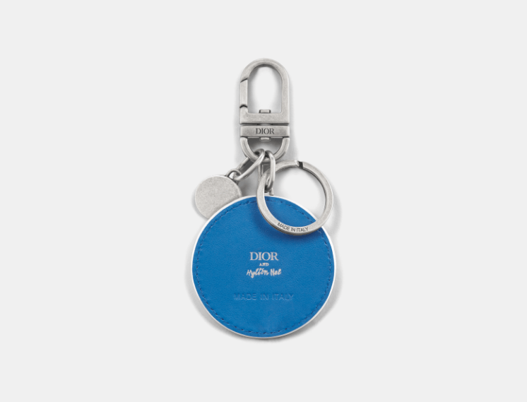 Dior o1w1db10426 2ESKH5 Size : OS / Nel Key Ring in White/Blue Size ONE SIZE - 2 Thumbnail