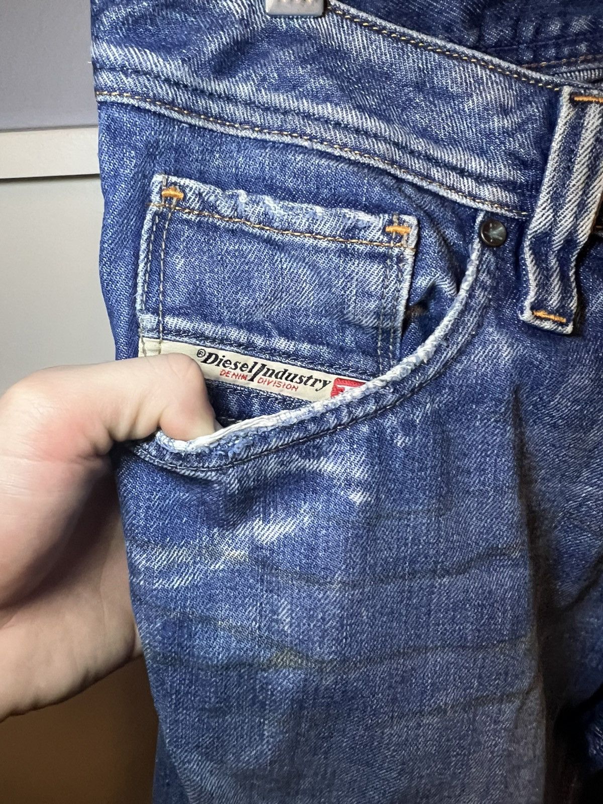 Diesel Vintage Diesel made in Italy distressed flared jeans Size US 29 - 6 Thumbnail