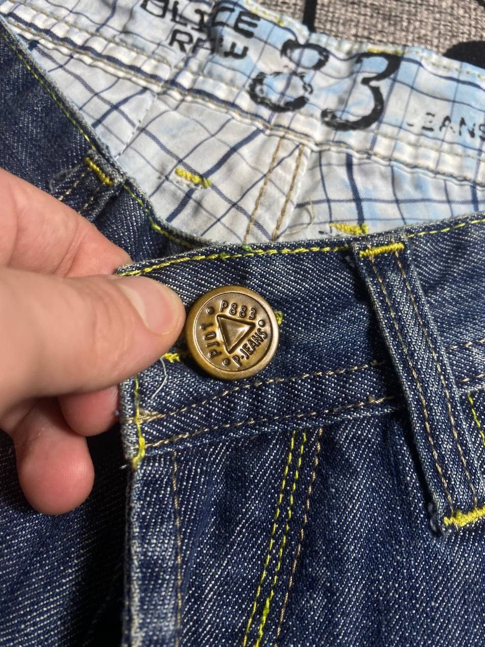Other Crazy Crash Dirty Baggy Faded Jean Japan Avant Garde Style Size US 28 / EU 44 - 3 Thumbnail